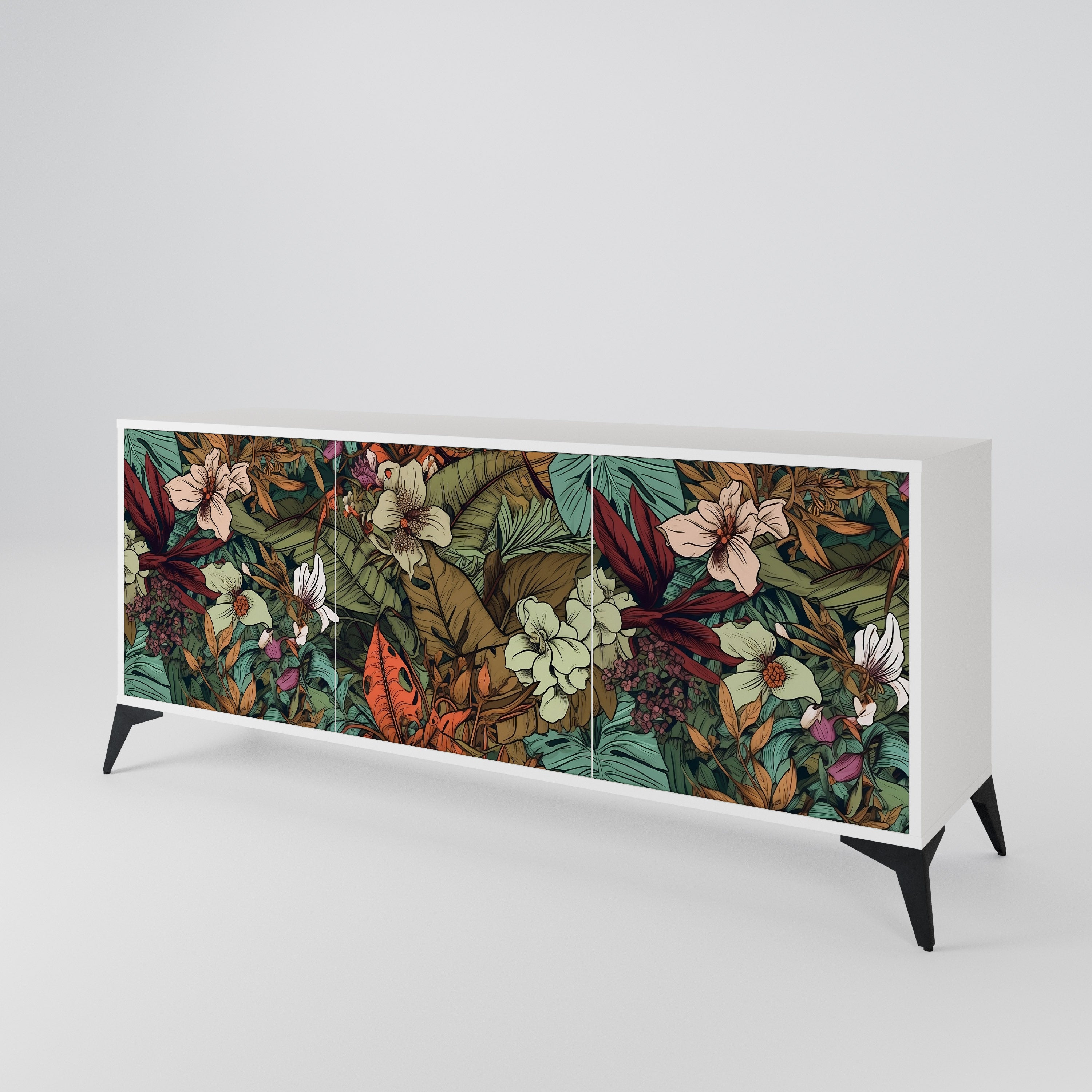 BOTANICAL EMERGENCE 3-Door Sideboard