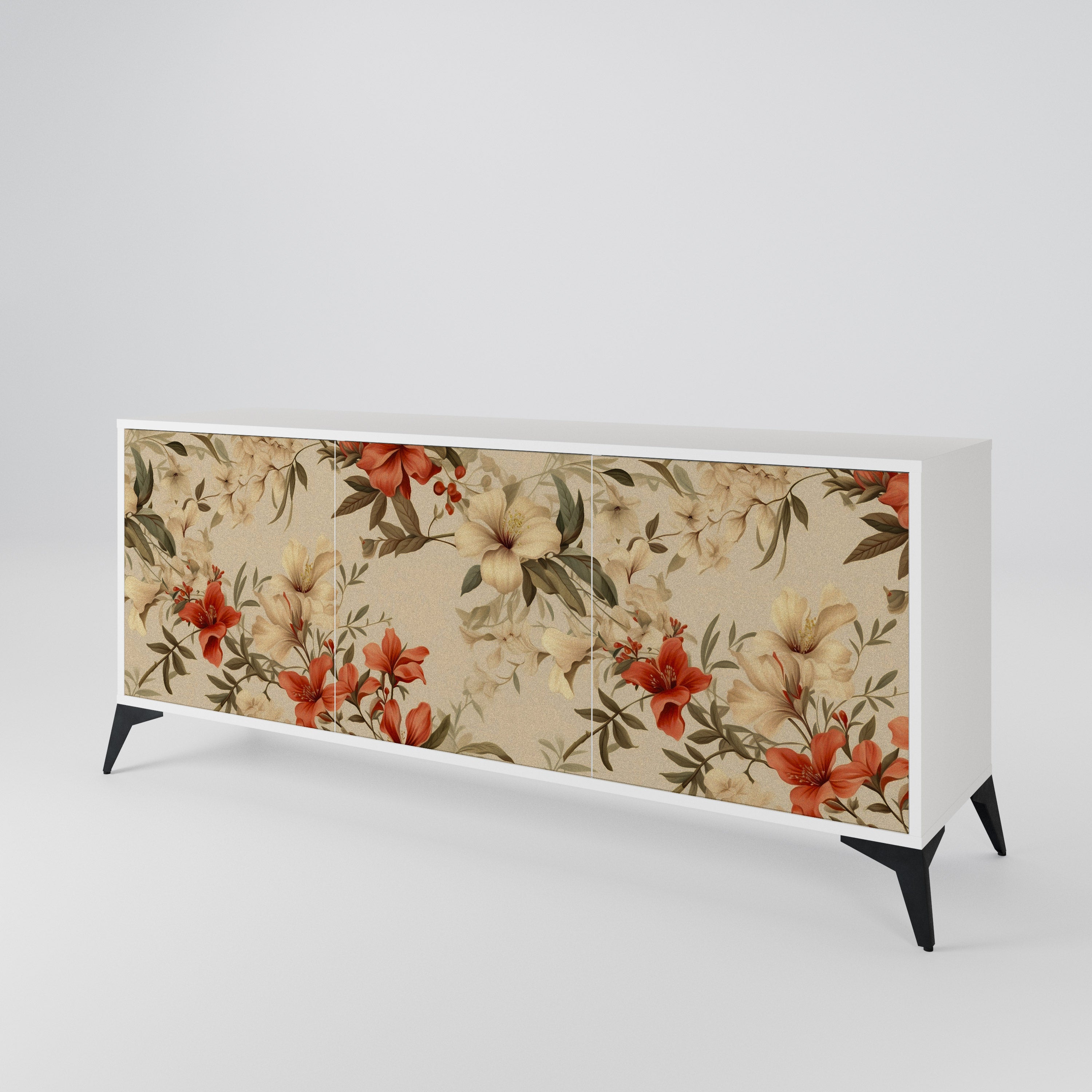 BLOOMING HARMONY 3-Door Sideboard
