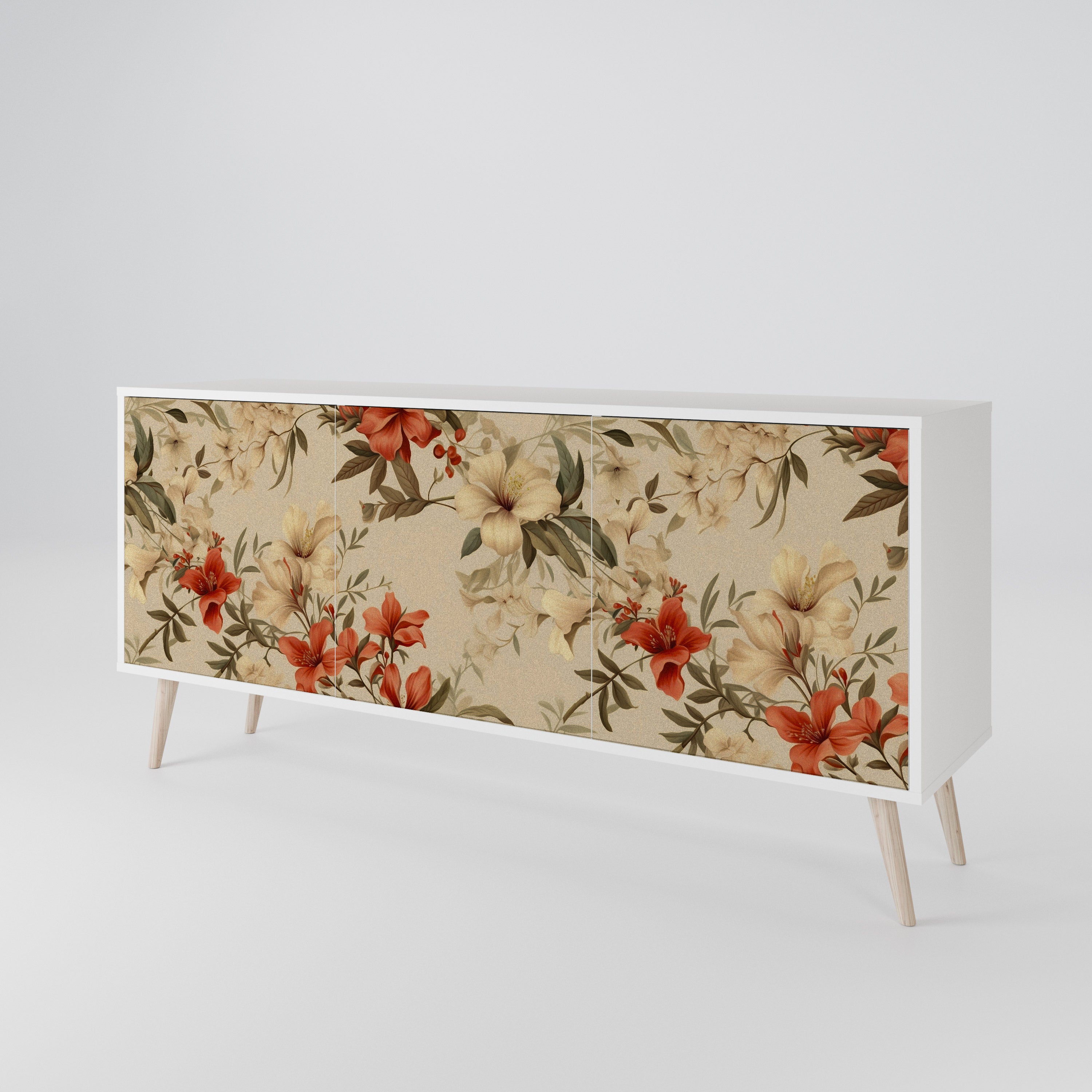 BLOOMING HARMONY 3-Door Sideboard