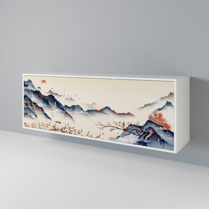 JAPANESE LANDSCAPE Třídveřová komoda