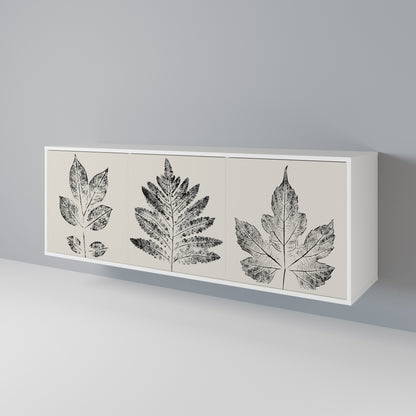 LEAFY STAMPS Třídveřová komoda