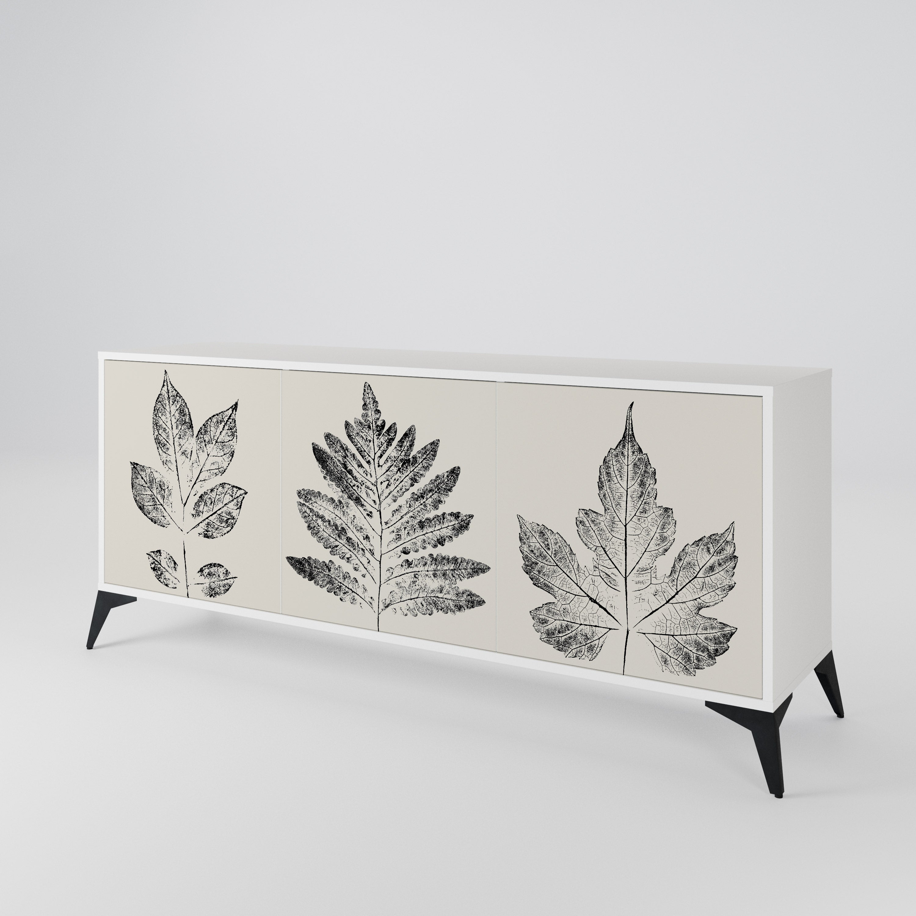 LEAFY STAMPS 3-Door Sideboard