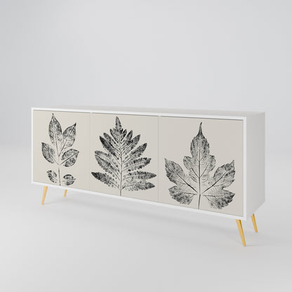 LEAFY STAMPS Třídveřová komoda