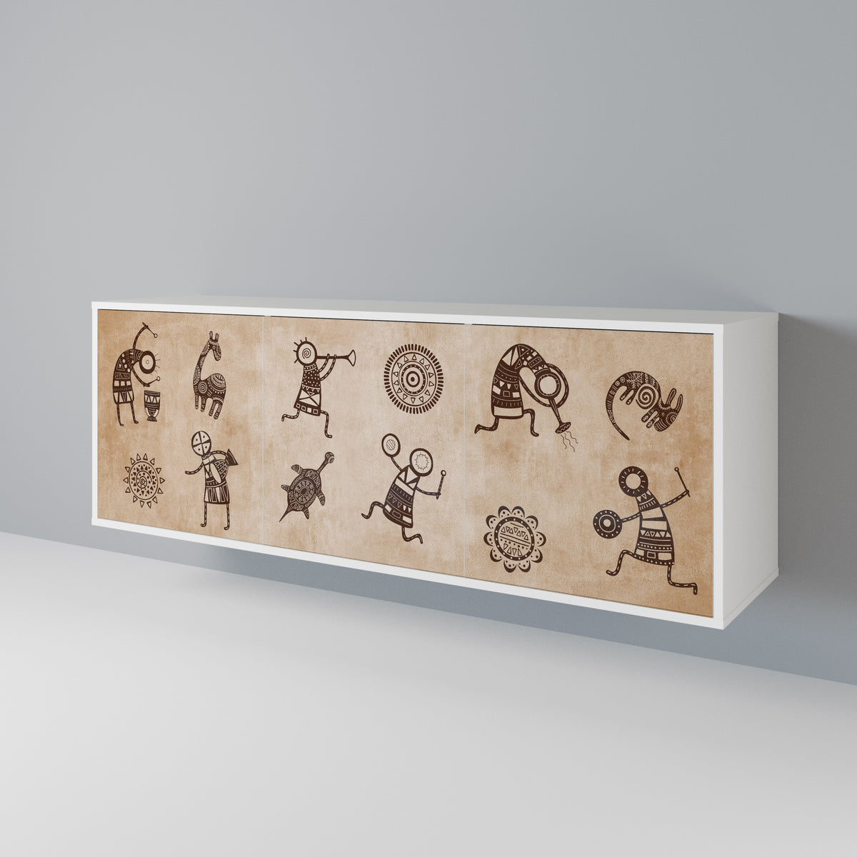 AFRICAN STYLE 3-Door Sideboard