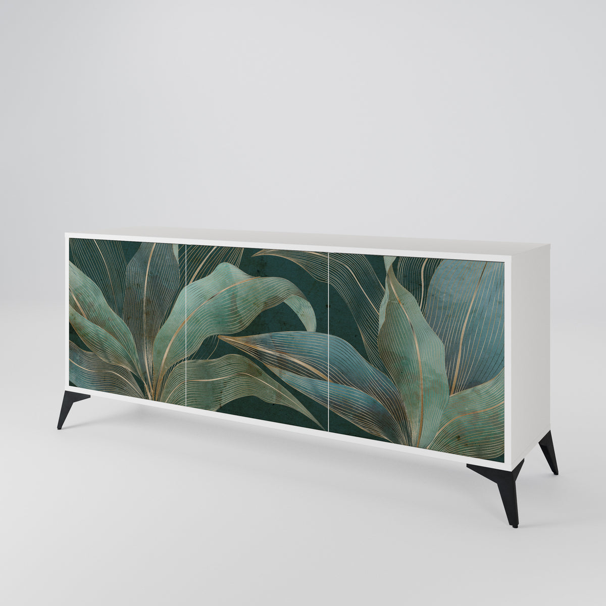 ROYAL GREEN Aparador de 3 Portas