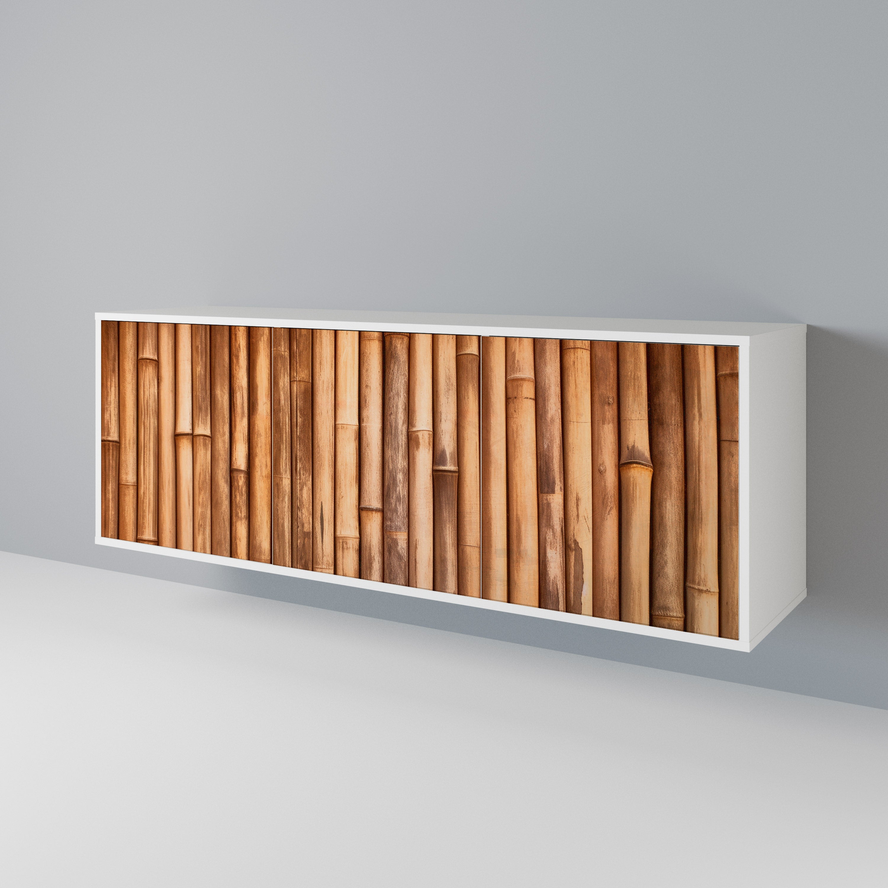 NATURAL WOOD Aparador de 3 Puertas