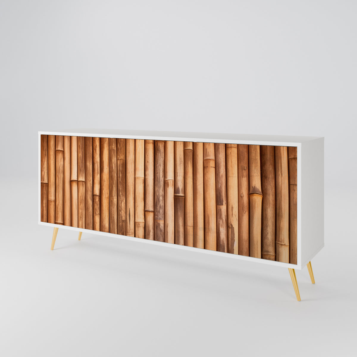 NATURAL WOOD Skänk med tre dörrar