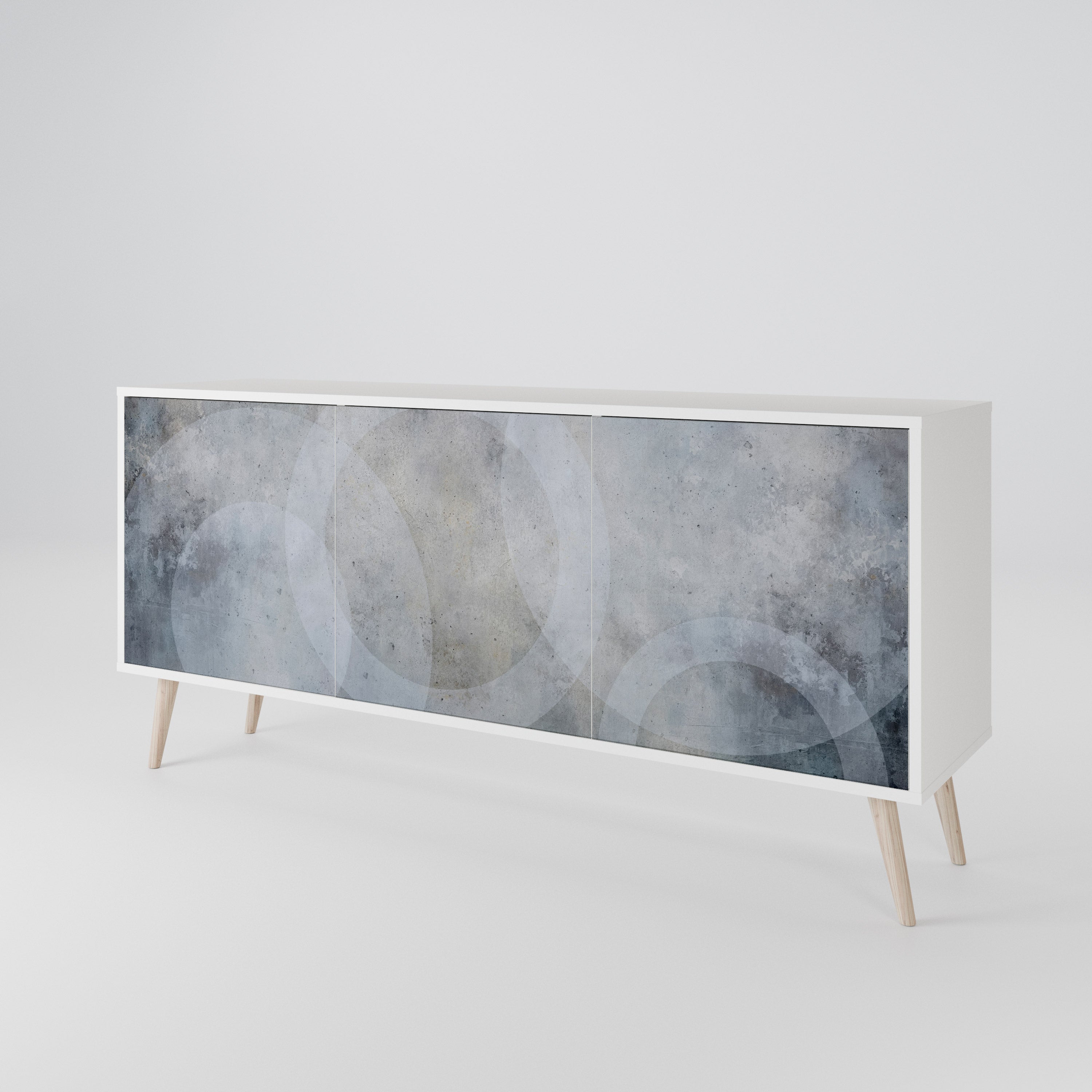 MUTED ARC 3-Door Sideboard