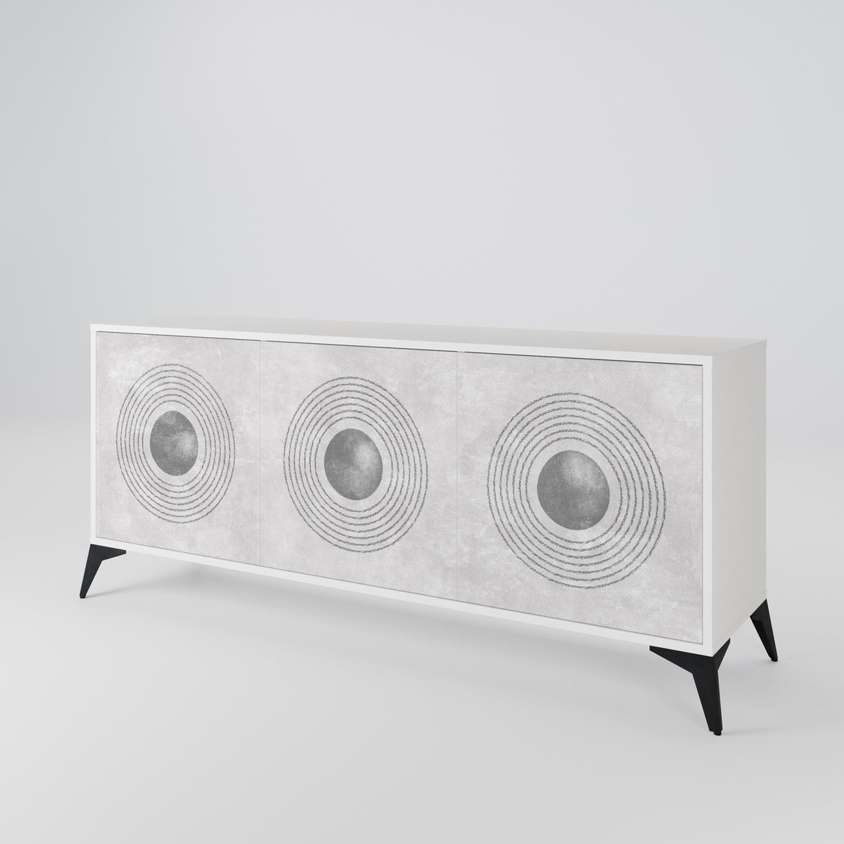 SOLID CIRCLES Aparador de 3 Portas