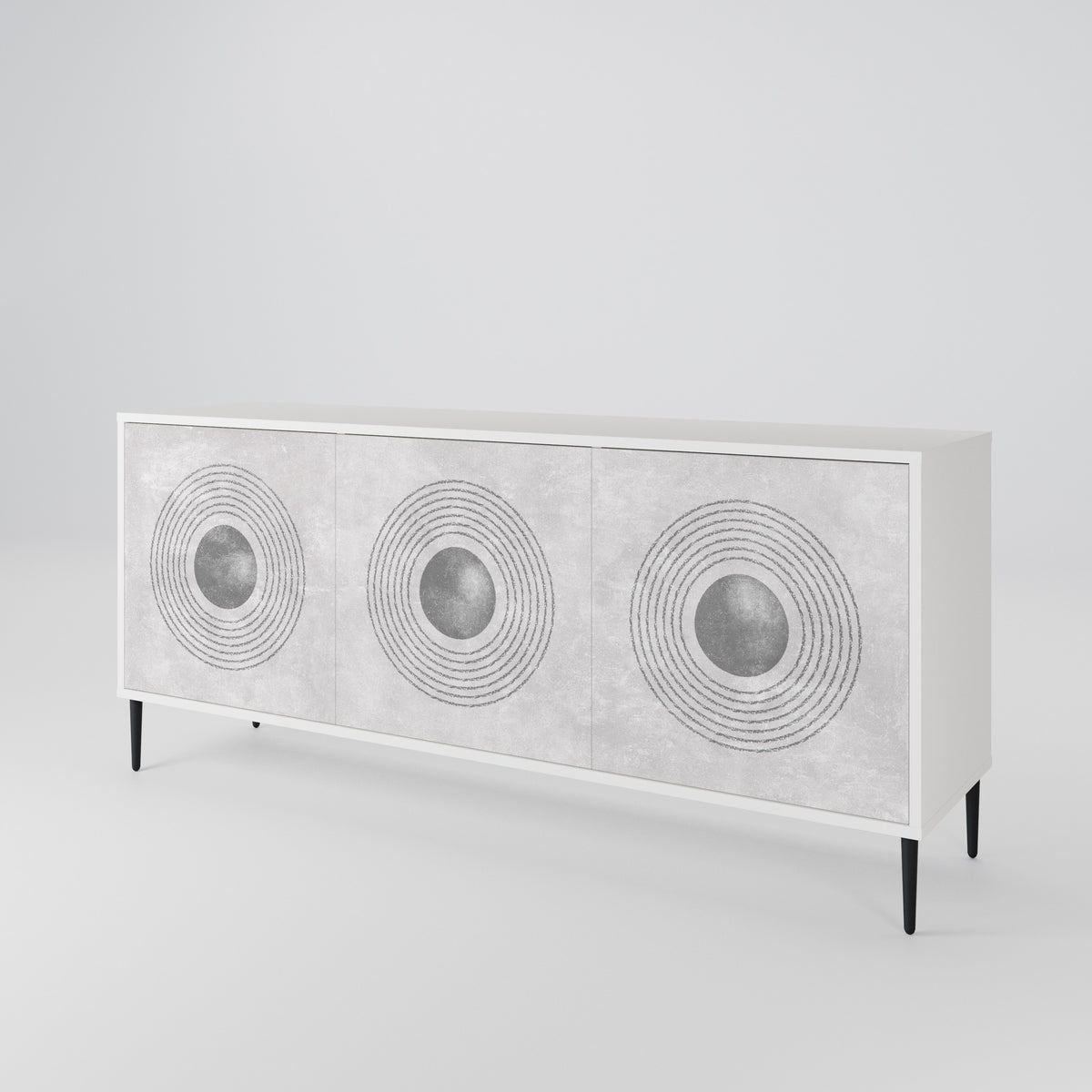 SOLID CIRCLES Aparador de 3 Portas