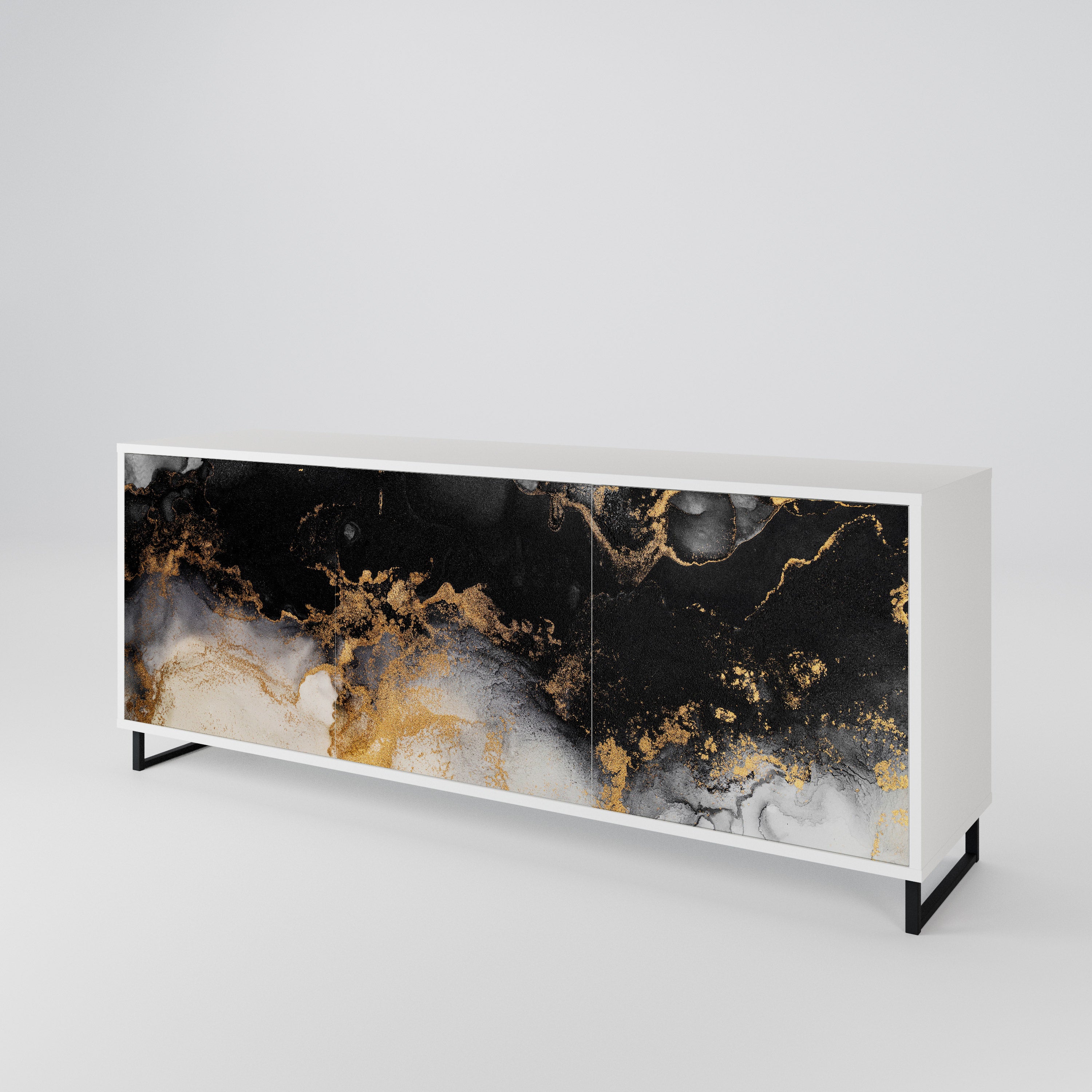MARBLE OF TOMMORROW 3-Door Sideboard