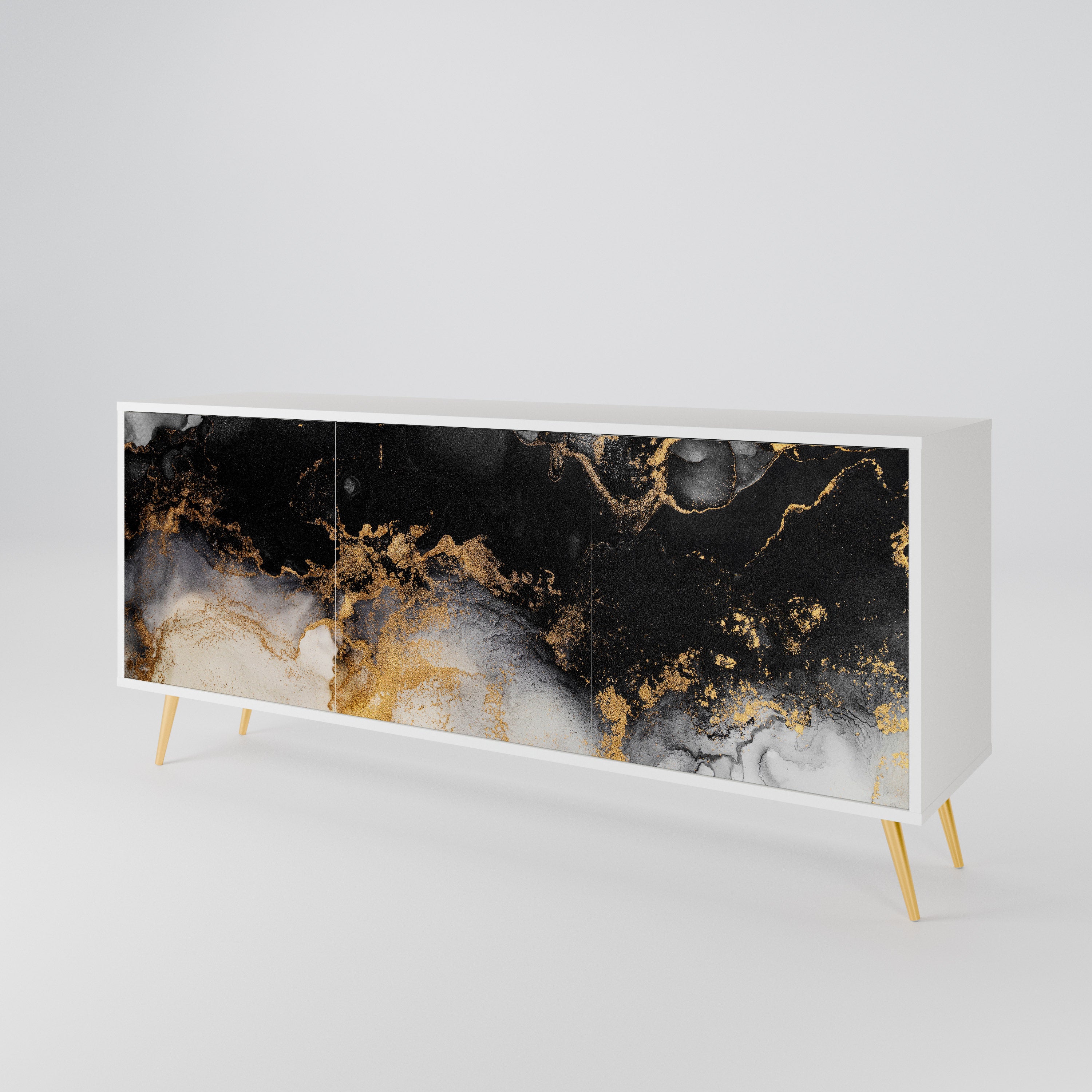 MARBLE OF TOMMORROW 3-Door Sideboard