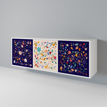FLORAL COMBINATION 3-türiges Sideboard