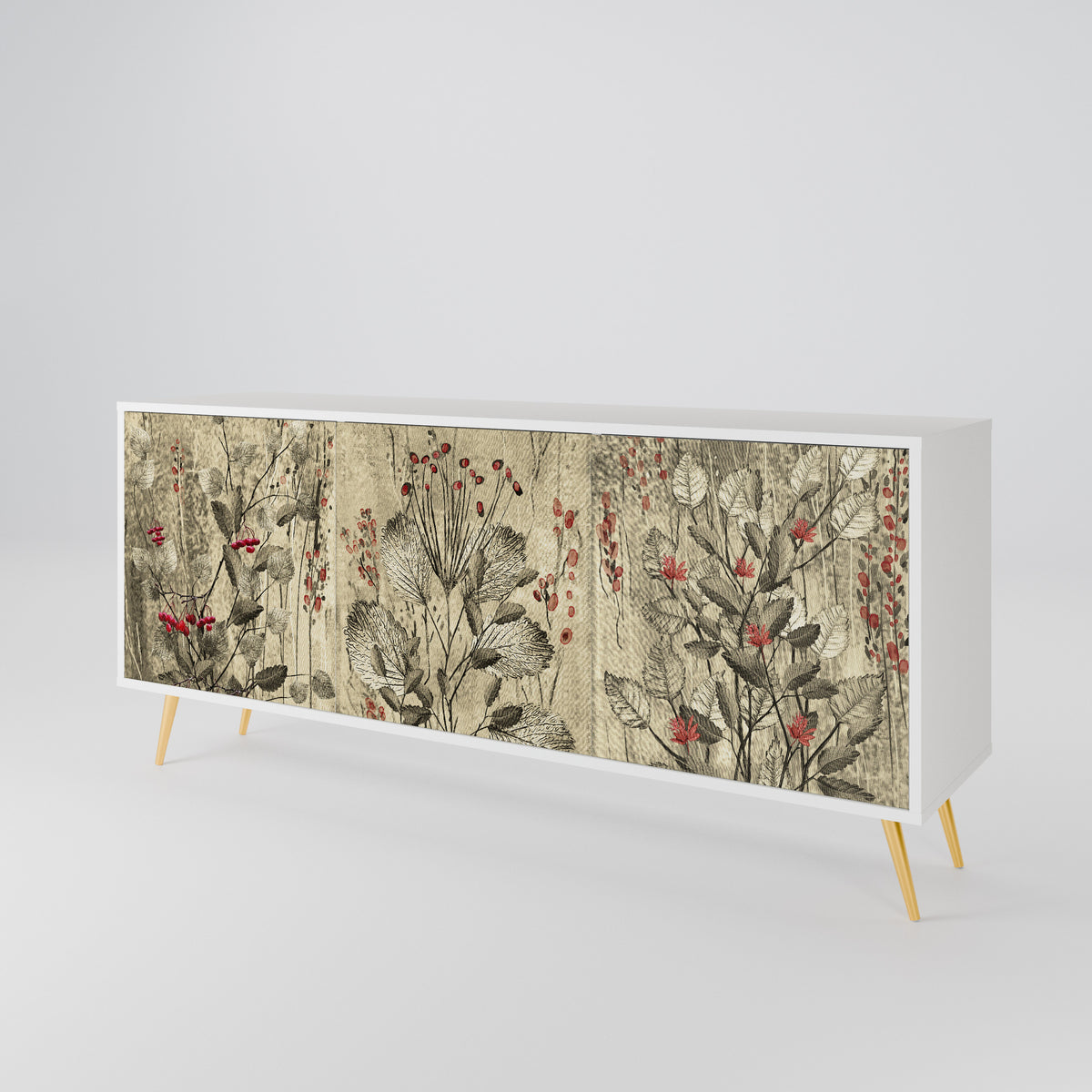 HERBAL GRACE 3-türiges Sideboard