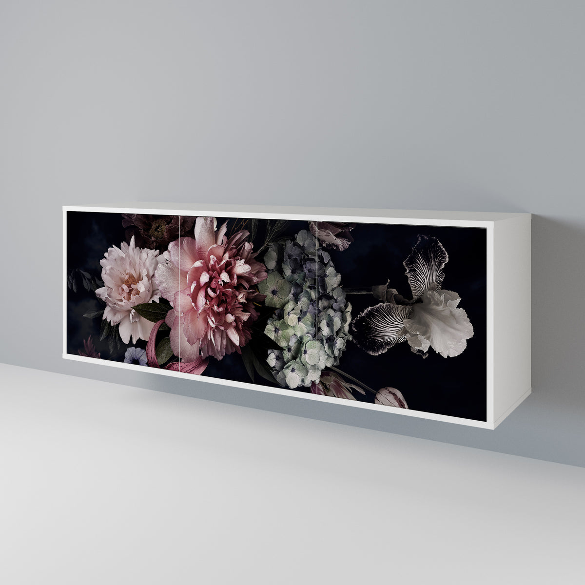 PURE BLOSSOM 3-türiges Sideboard