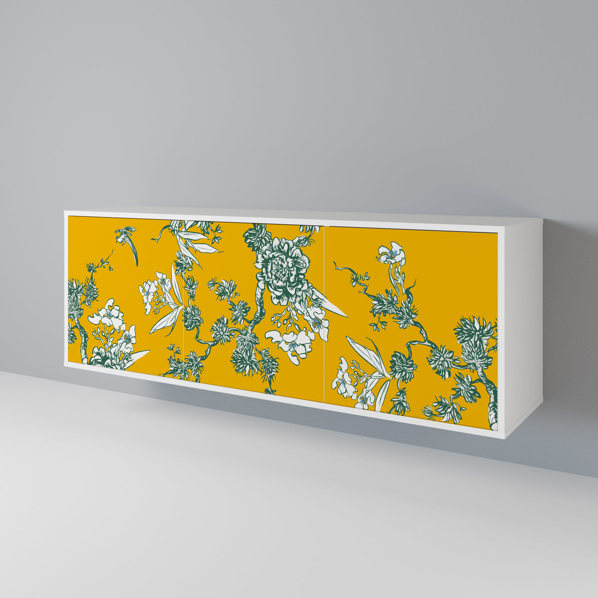 YELLOW CHINOISERIE 3-türiges Sideboard