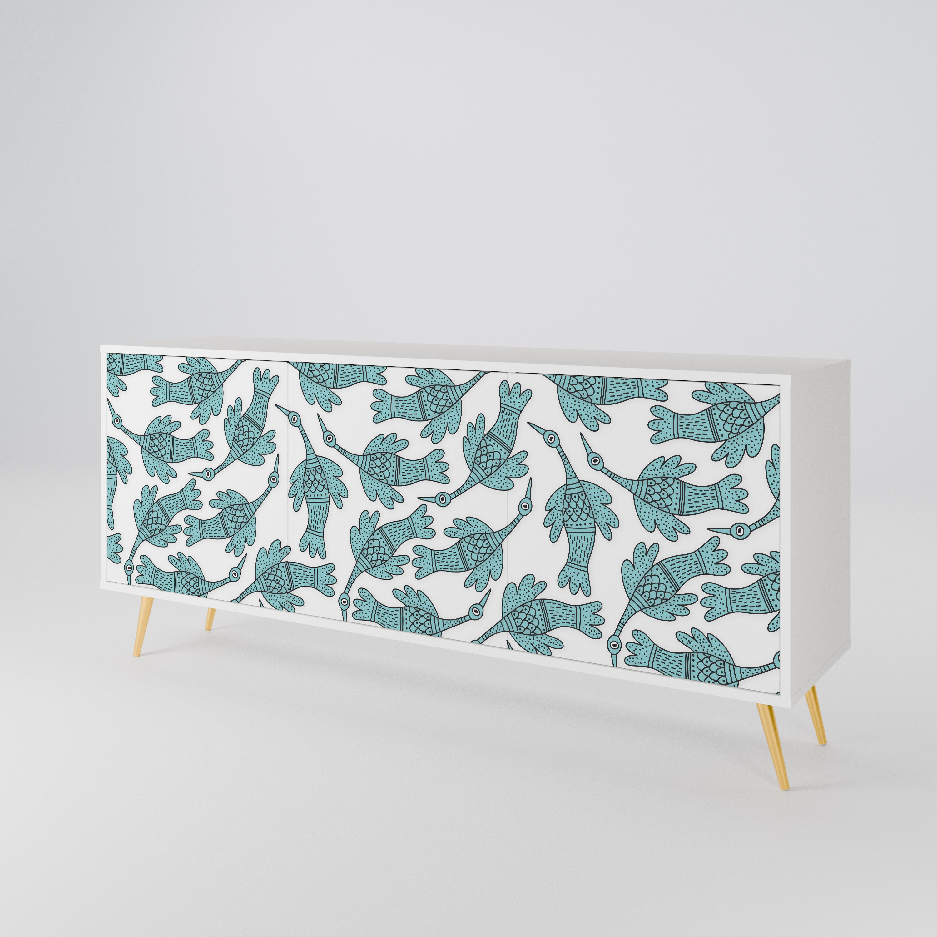 WATERSPOUT SONGIBIRD 3-Door Sideboard
