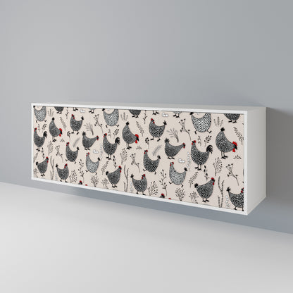 HAPPY HENS 3-türiges Sideboard