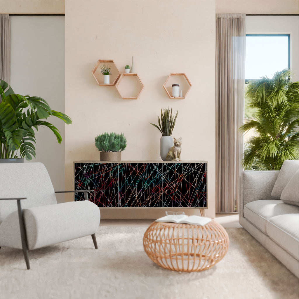 LUMINOUS SNARE 3-Door Sideboard