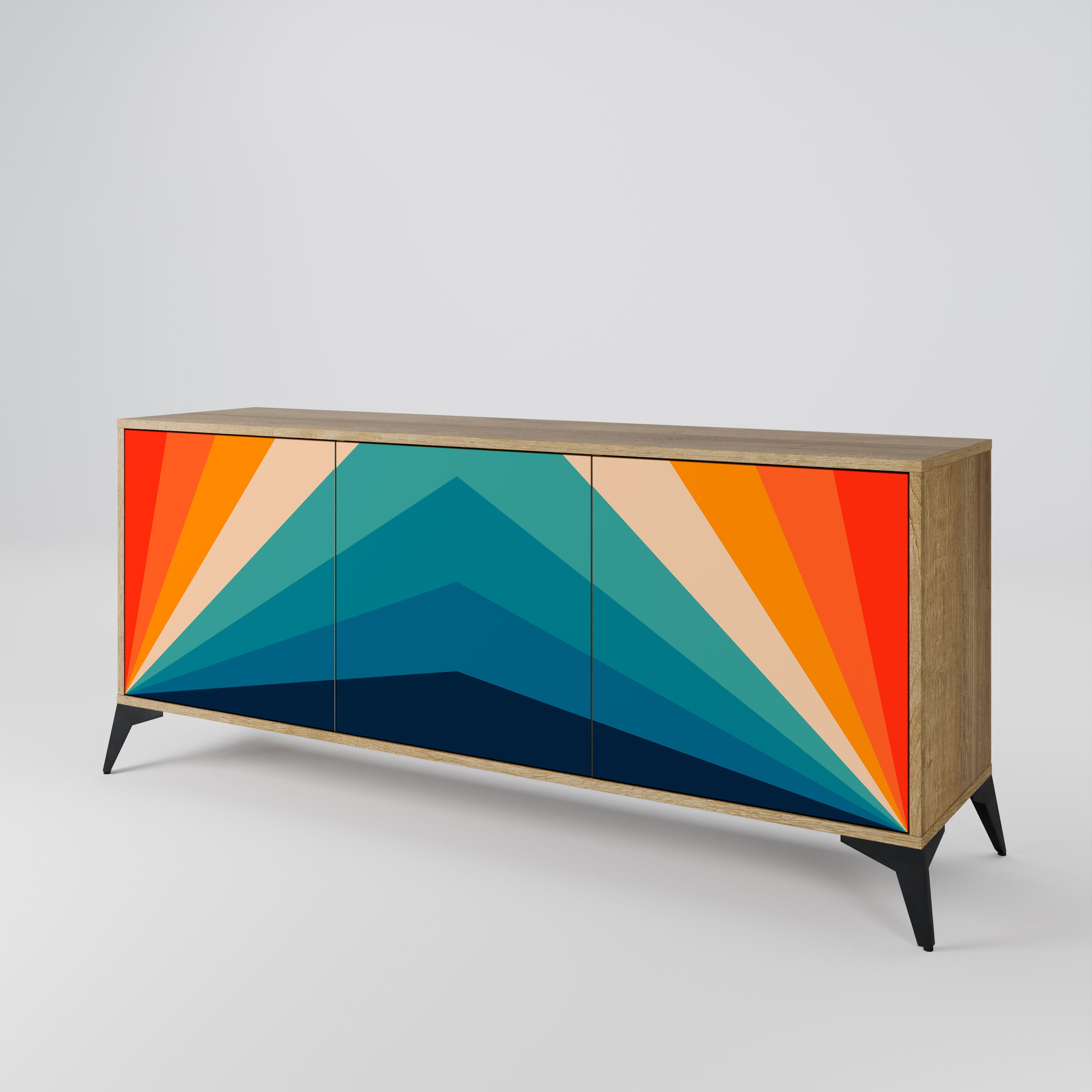 PRISM CONCUSSION 3-türiges Sideboard