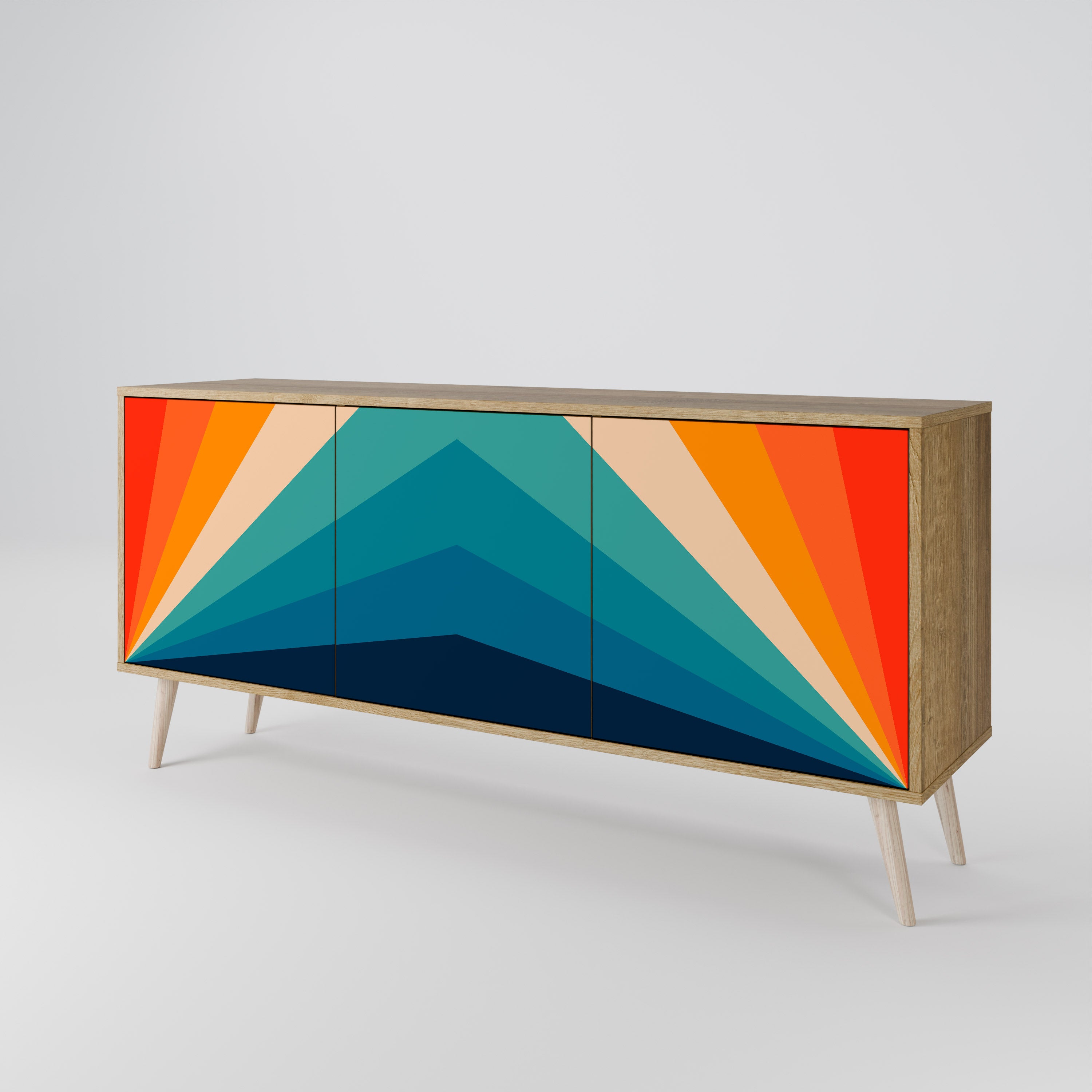 PRISM CONCUSSION 3-türiges Sideboard