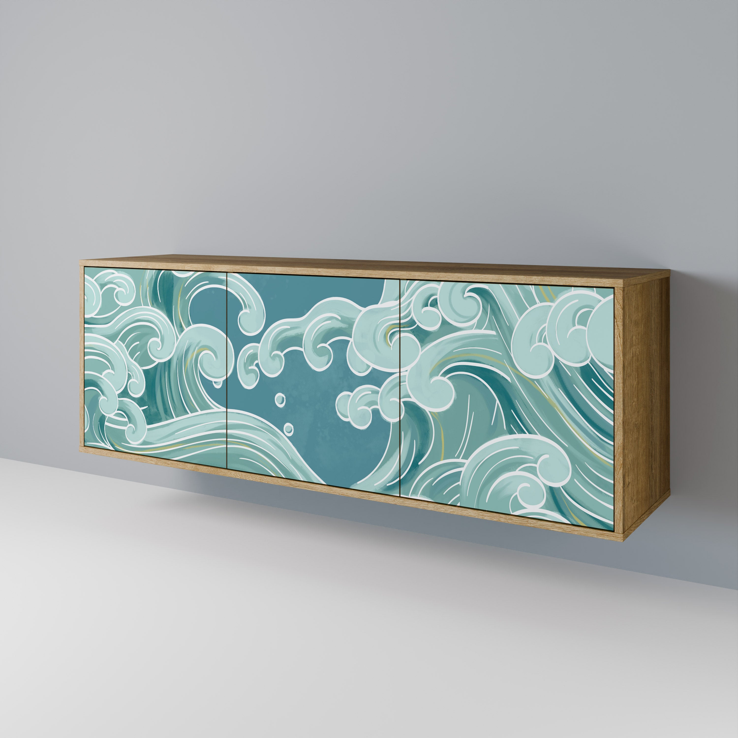 ASIAN SWAY 3-türiges Sideboard