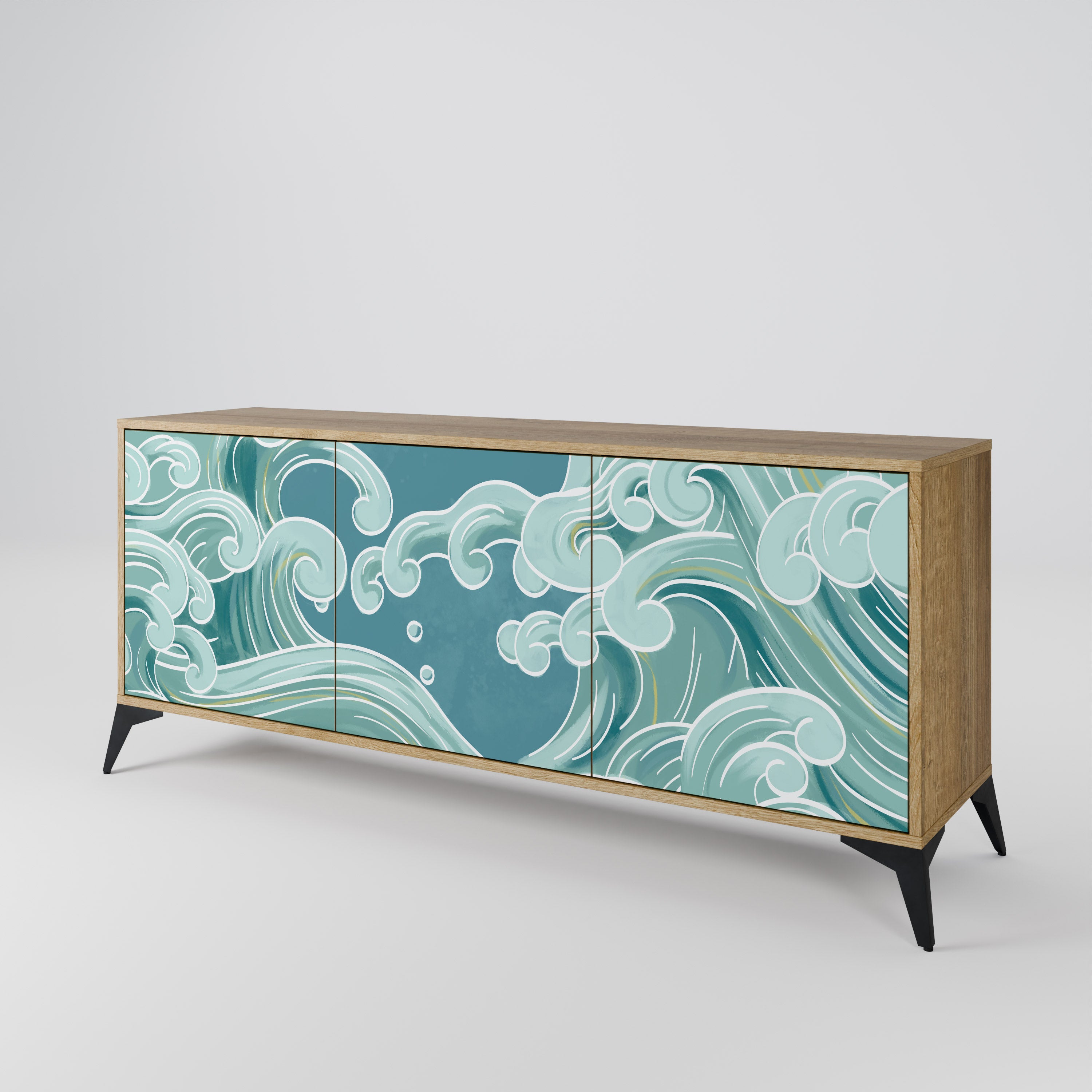 ASIAN SWAY 3-türiges Sideboard
