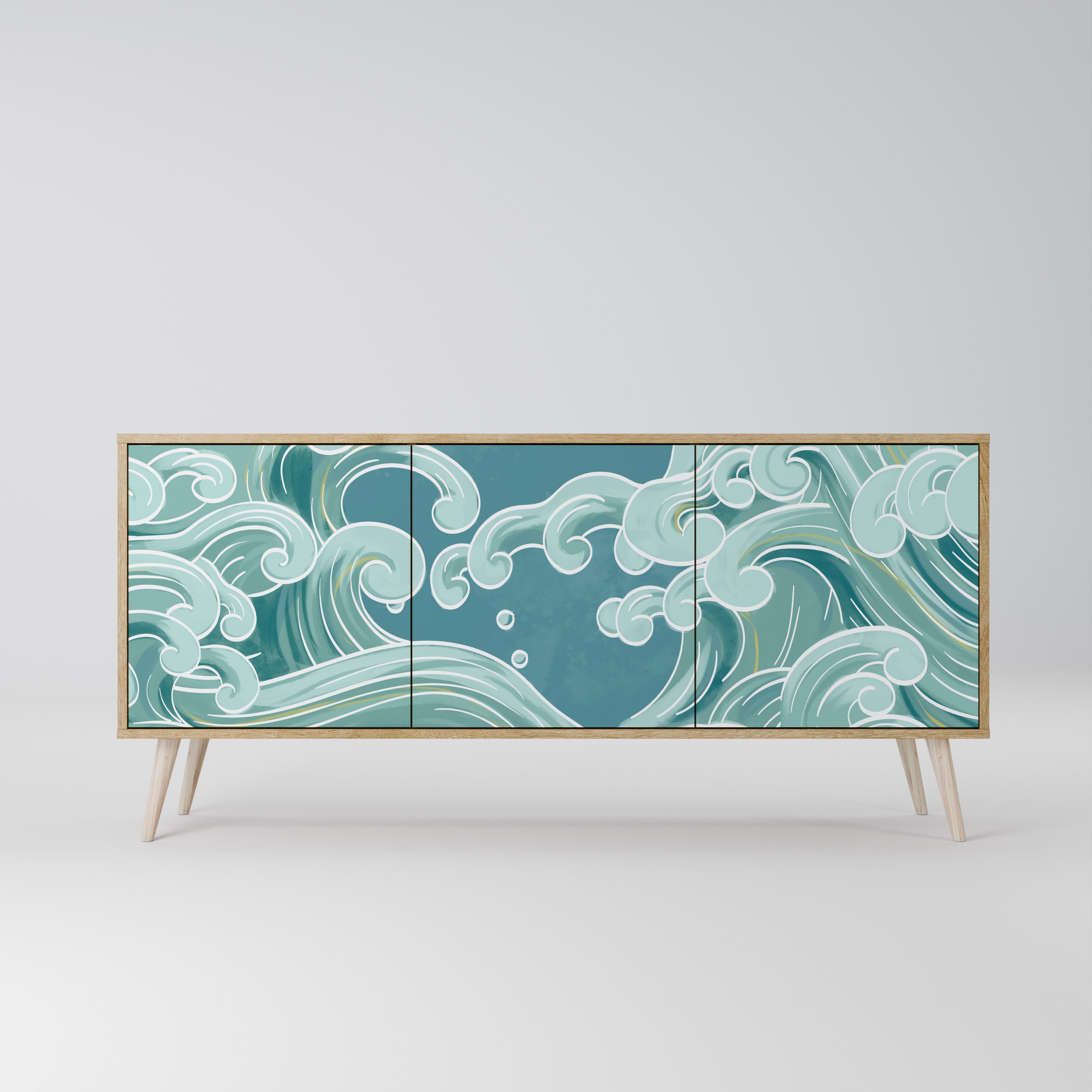 ASIAN SWAY 3-türiges Sideboard