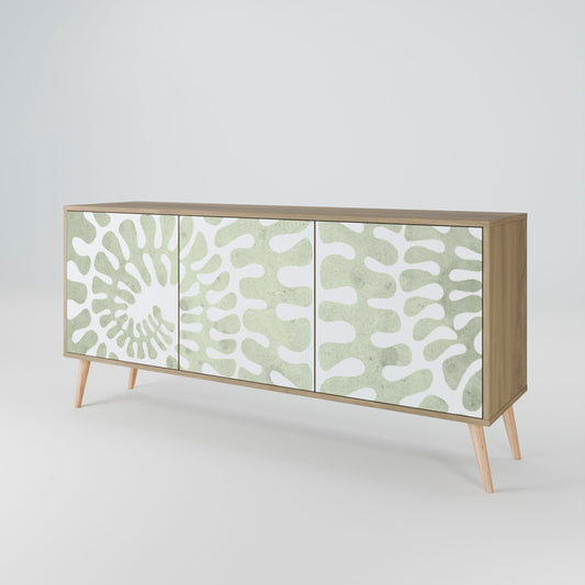 Credenza HELIX DANCE a 3 ante in effetto rovere