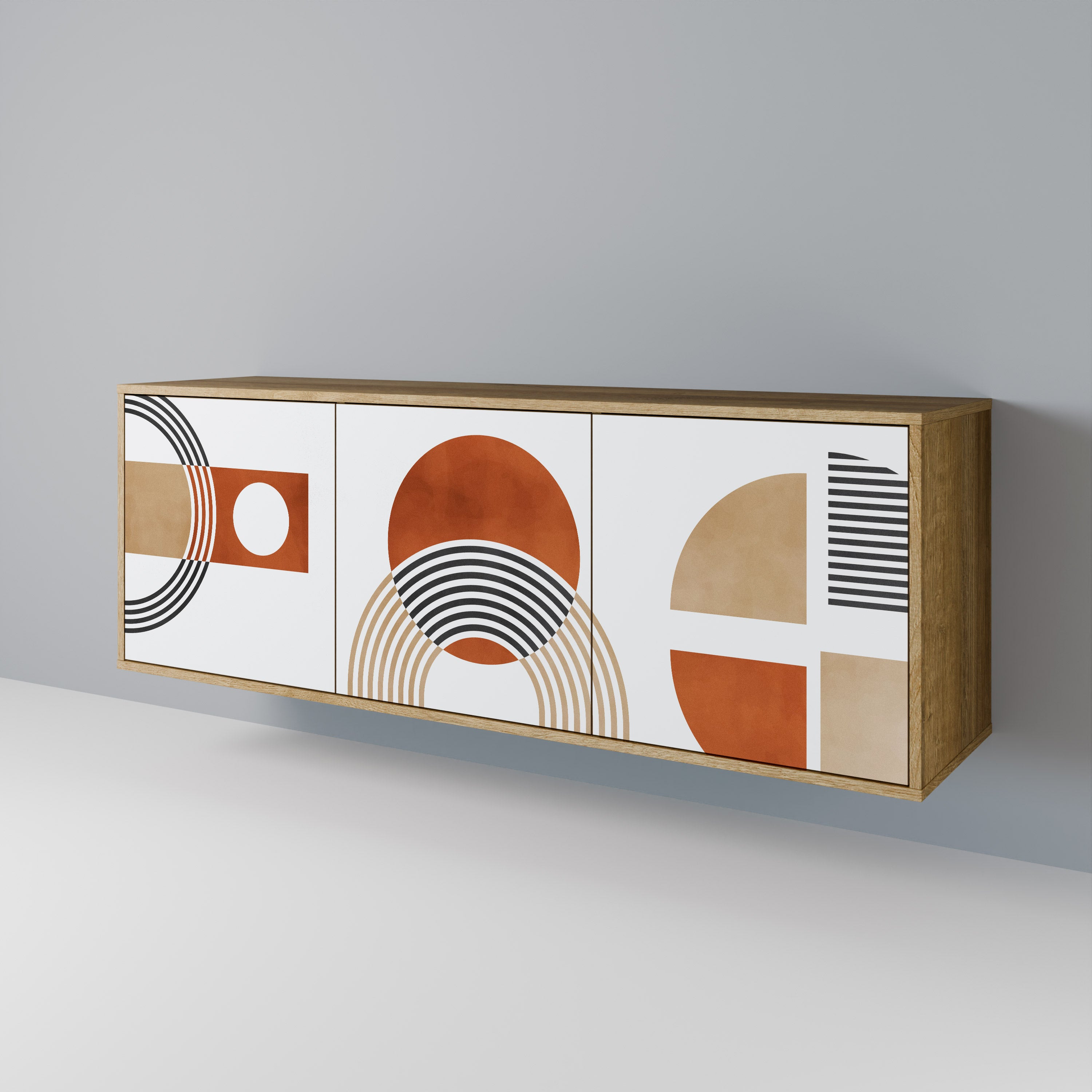 CIRCLE RHYTM 3-türiges Sideboard
