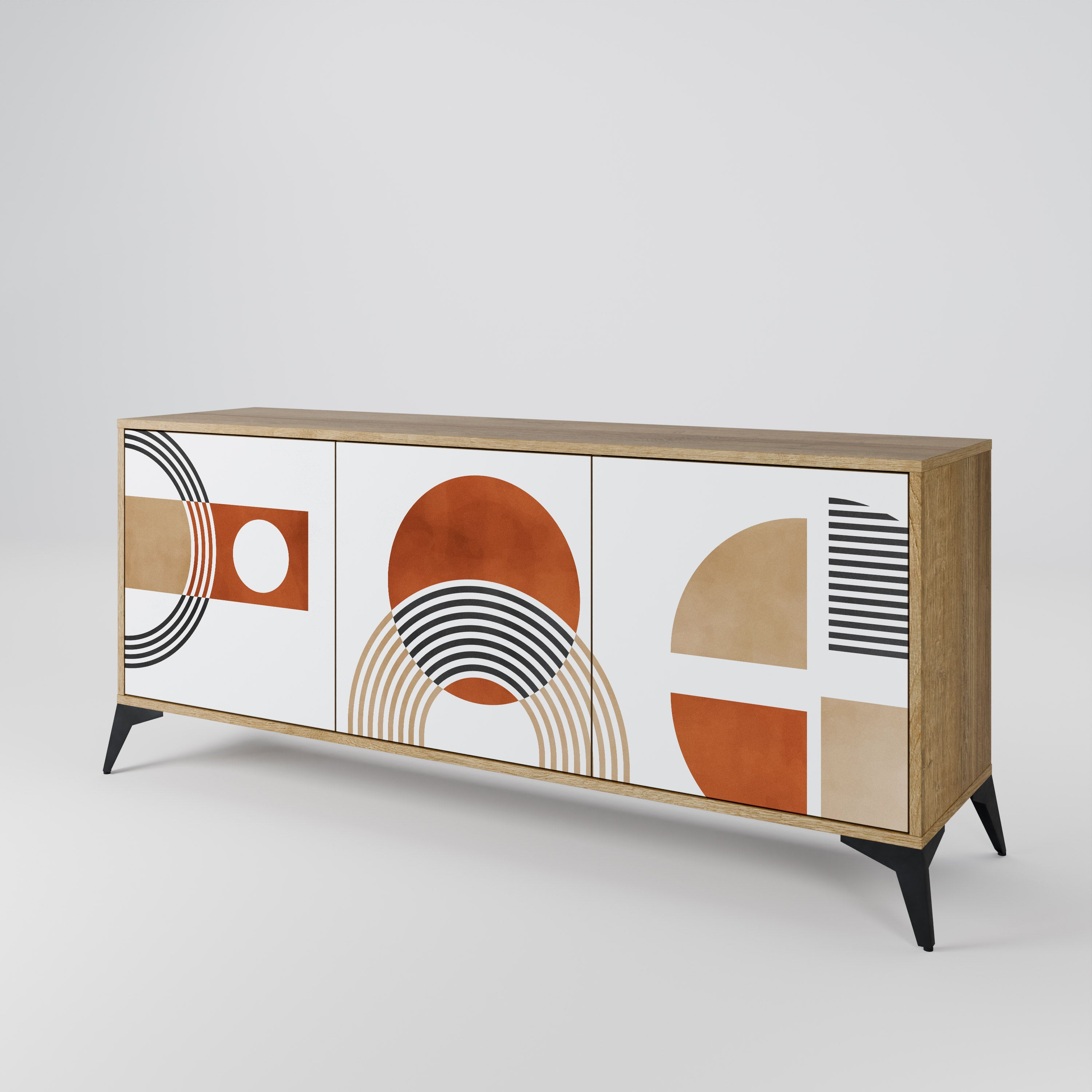 CIRCLE RHYTM 3-türiges Sideboard
