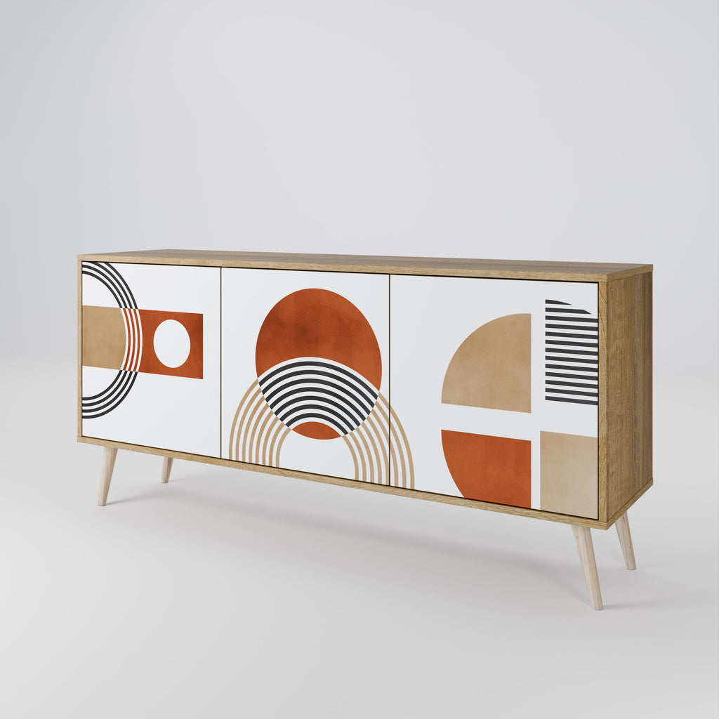 CIRCLE RHYTM 3-türiges Sideboard