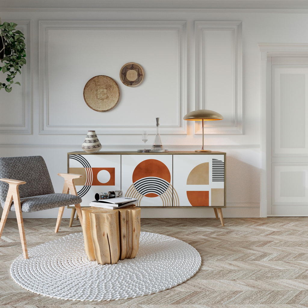 CIRCLE RHYTM 3-türiges Sideboard