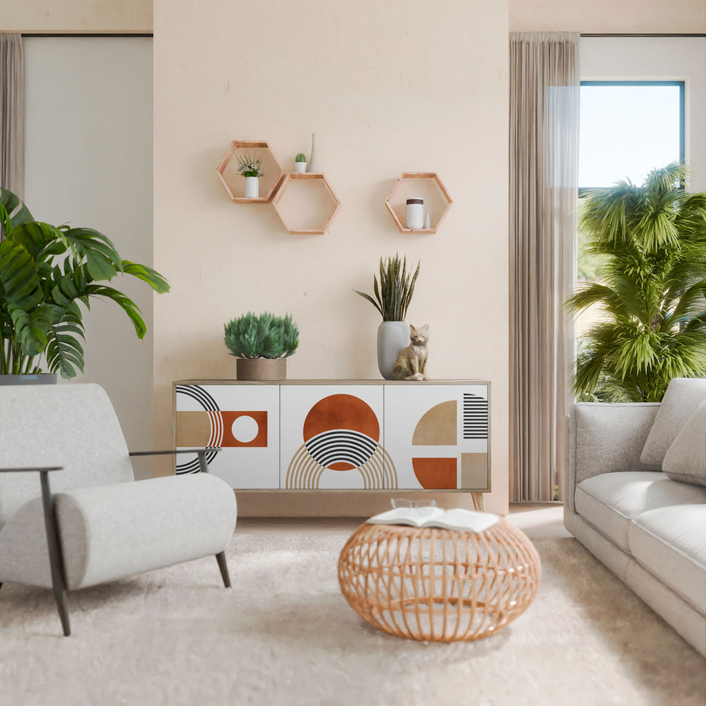 CIRCLE RHYTM 3-türiges Sideboard