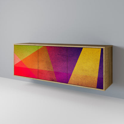 VIVID GEOMETRY 3-Door Sideboard