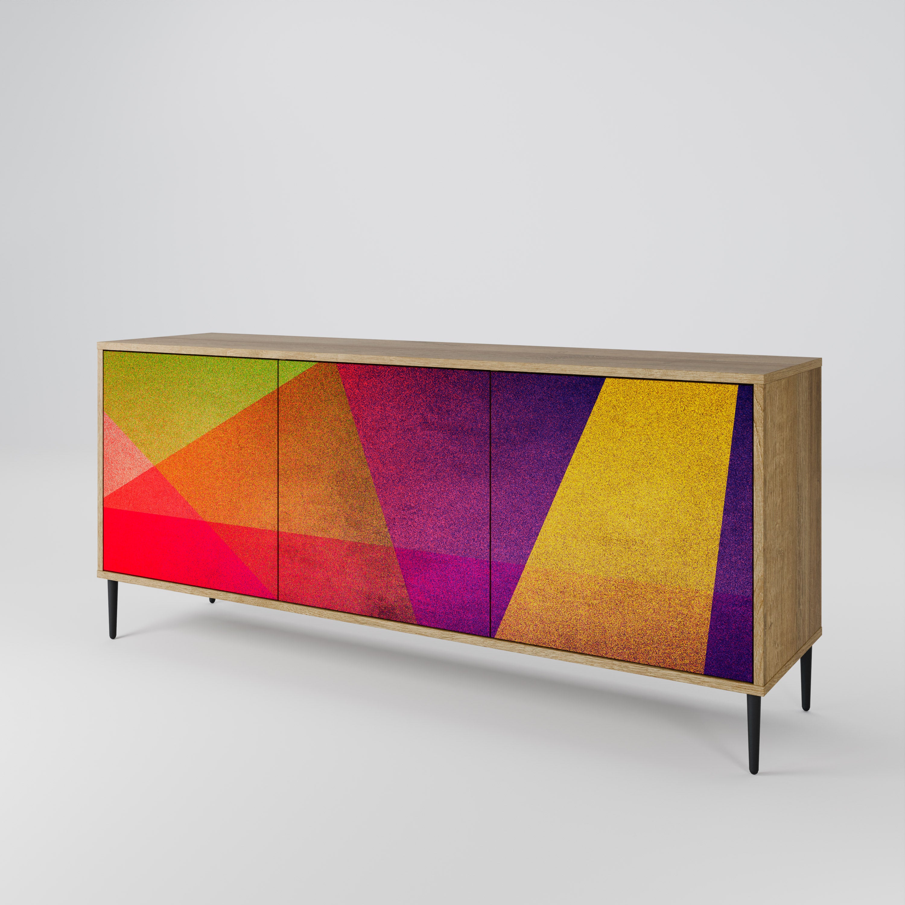 VIVID GEOMETRY 3-türiges Sideboard