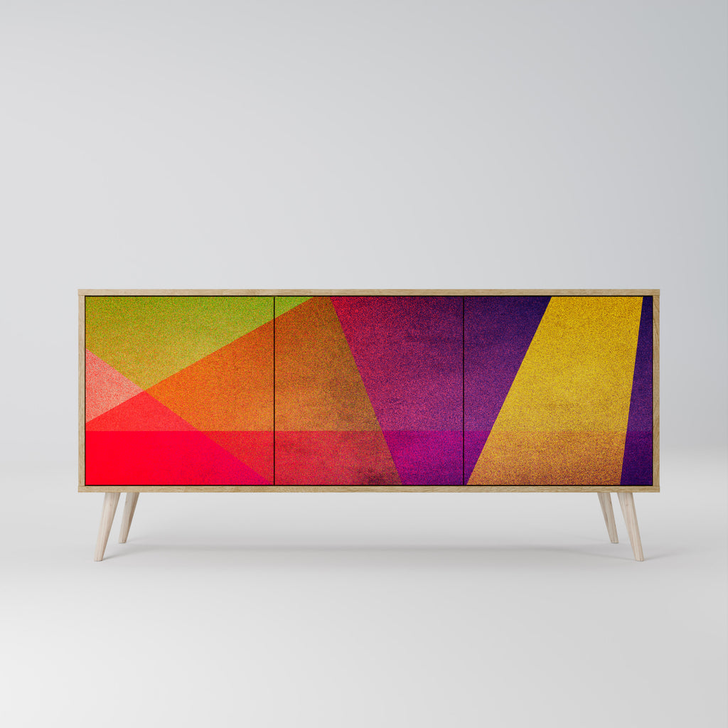 VIVID GEOMETRY 3-türiges Sideboard