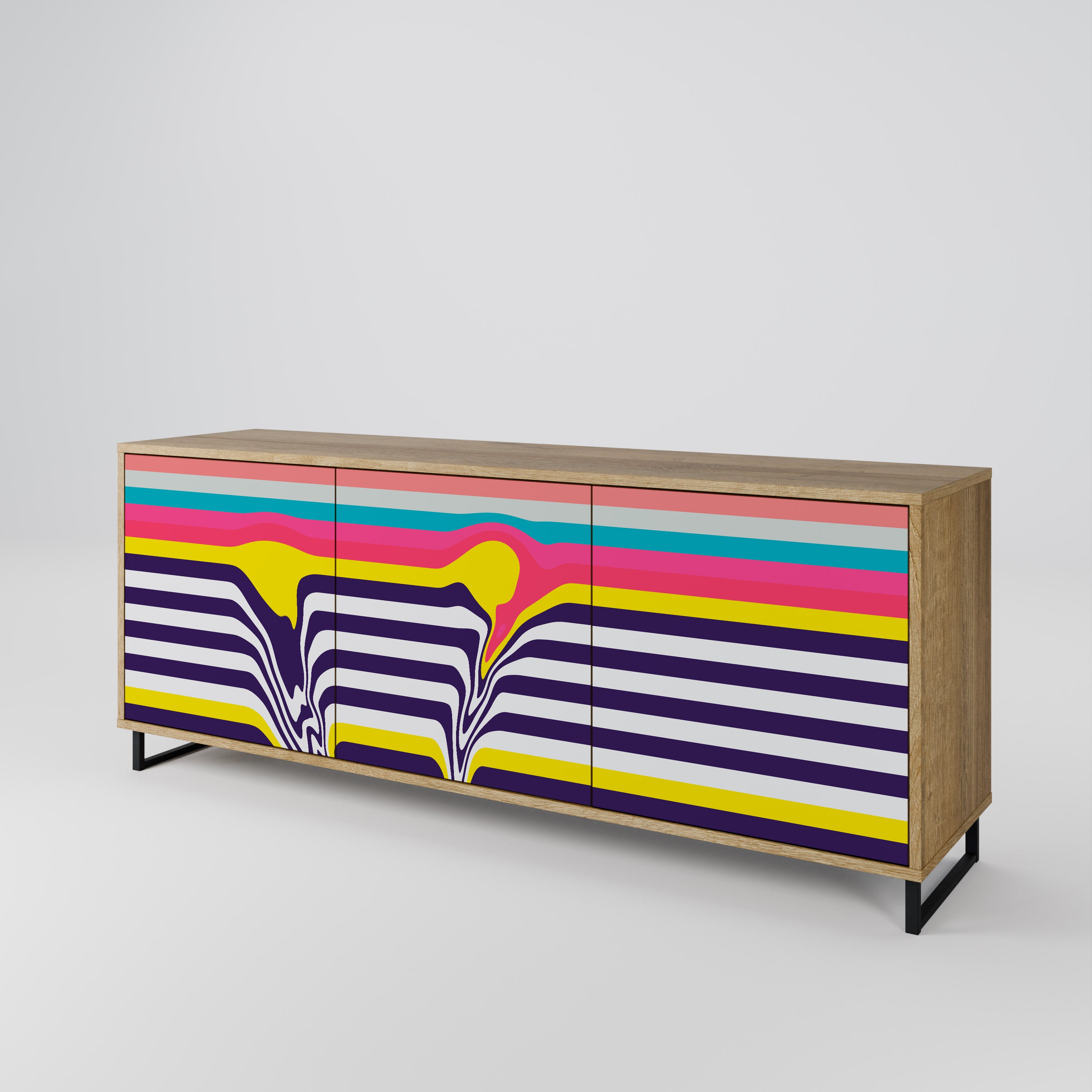 TONE COLLAPSE 3-türiges Sideboard