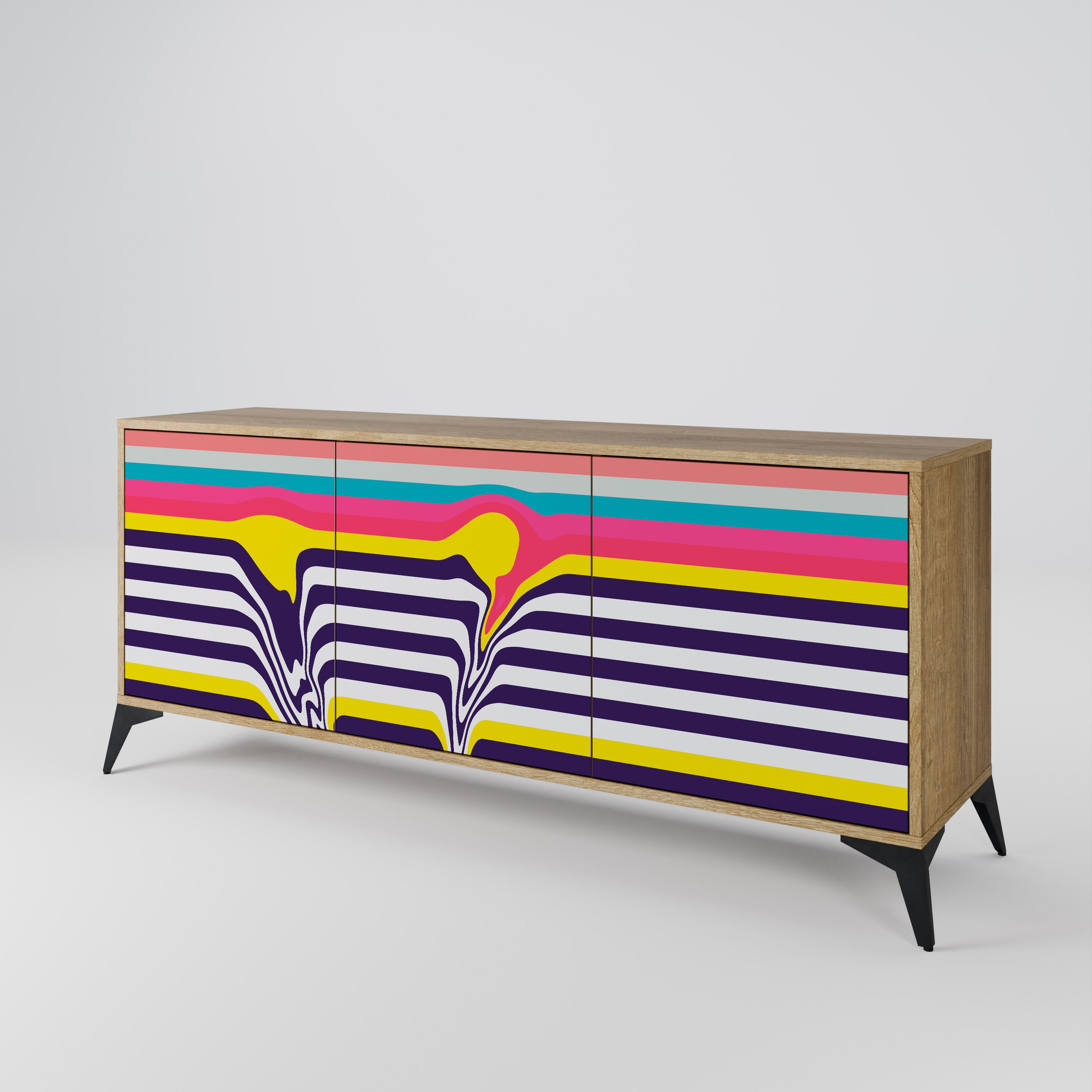 TONE COLLAPSE 3-türiges Sideboard