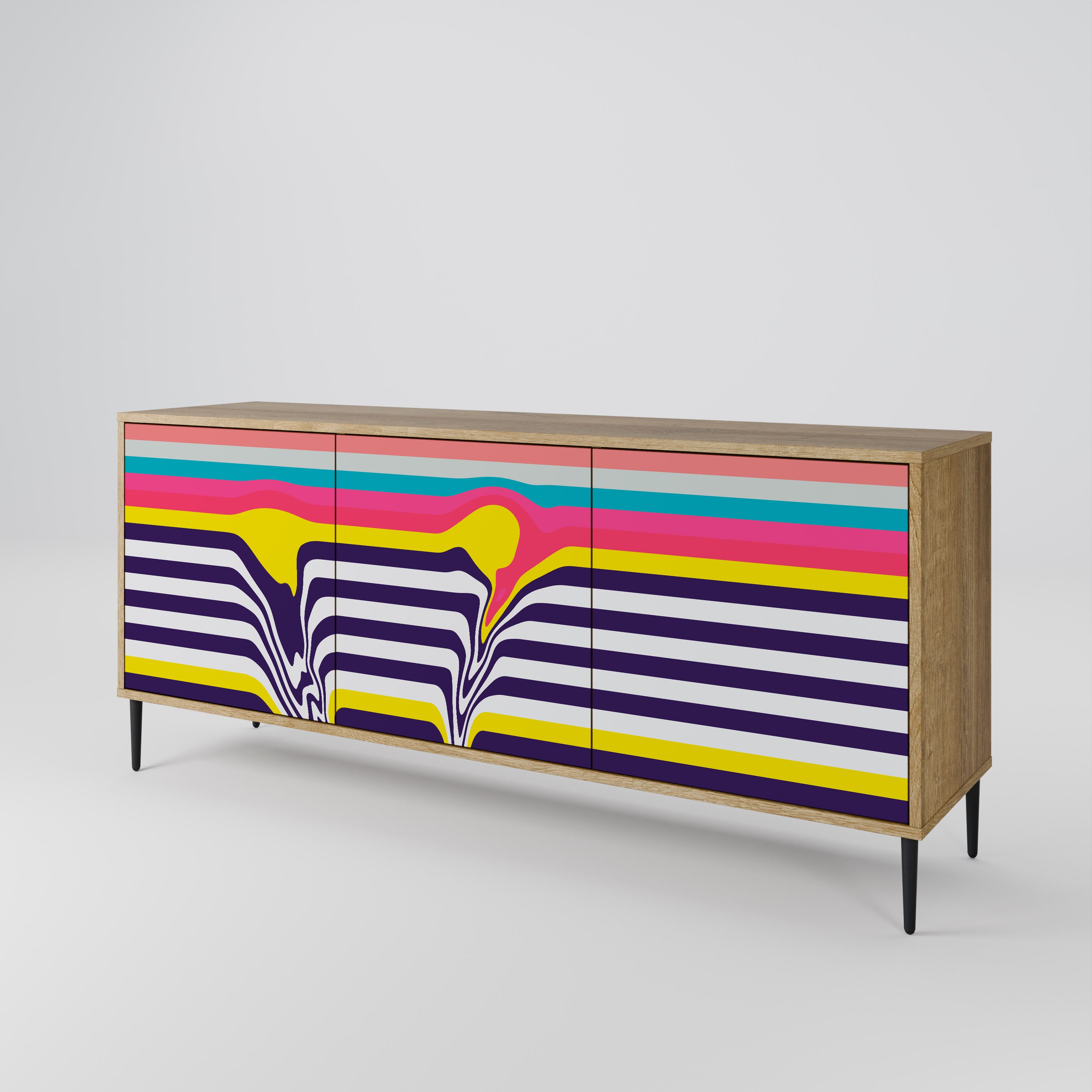 TONE COLLAPSE 3-türiges Sideboard