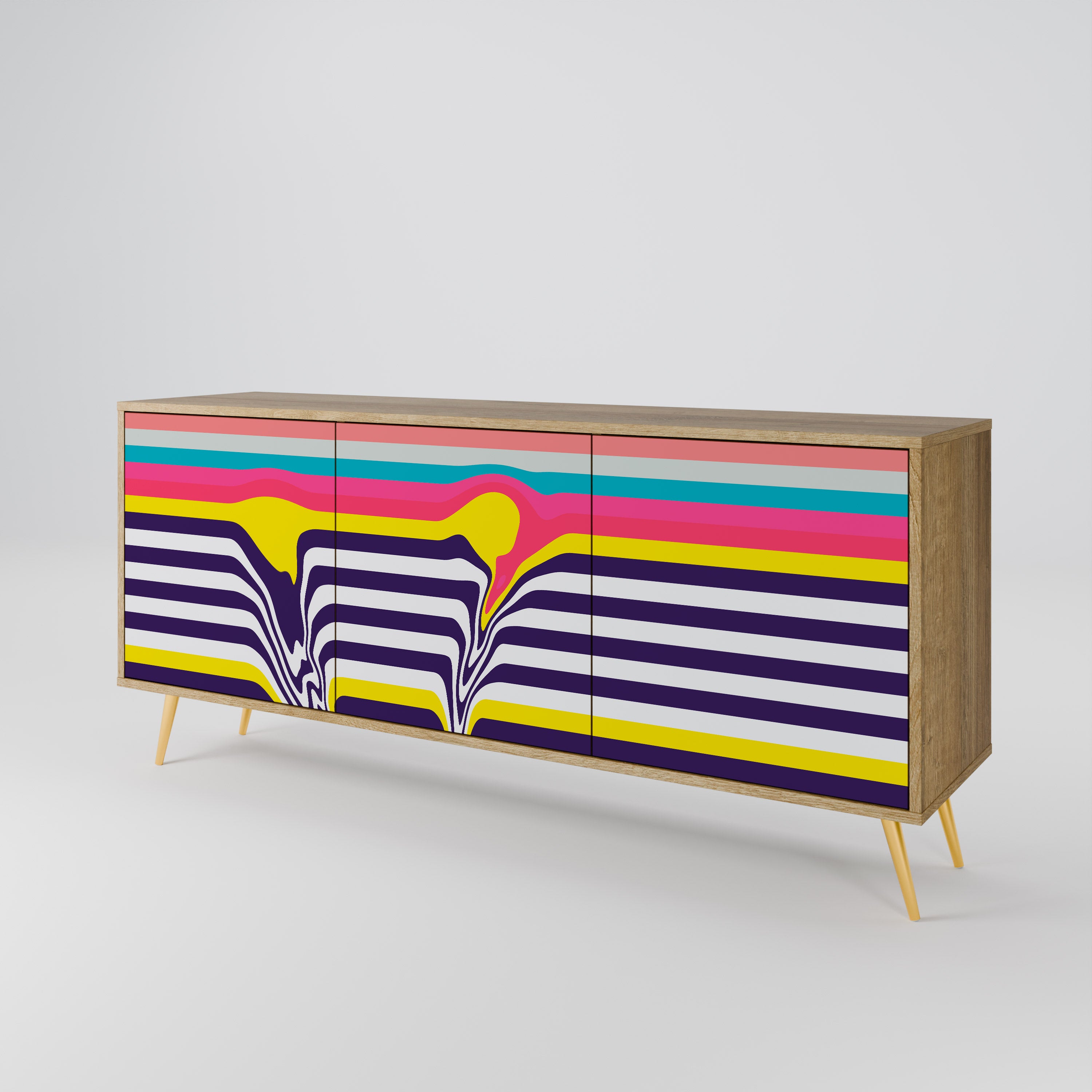 TONE COLLAPSE 3-türiges Sideboard