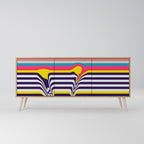 TONE COLLAPSE 3-Door Sideboard