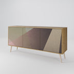BEIGE GEOMETRY 3-türiges Sideboard