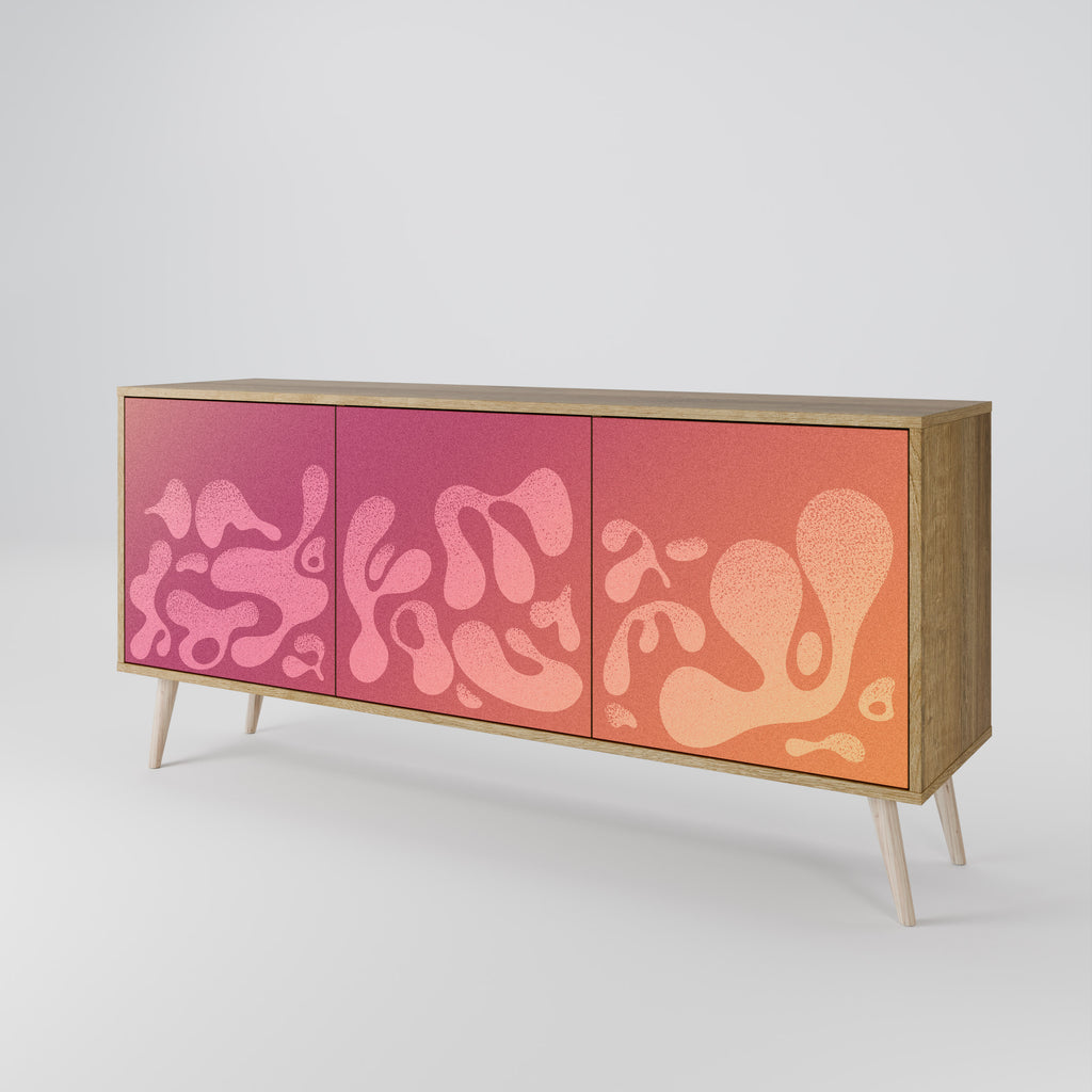 IRREGULAR PINK 3-Door Sideboard