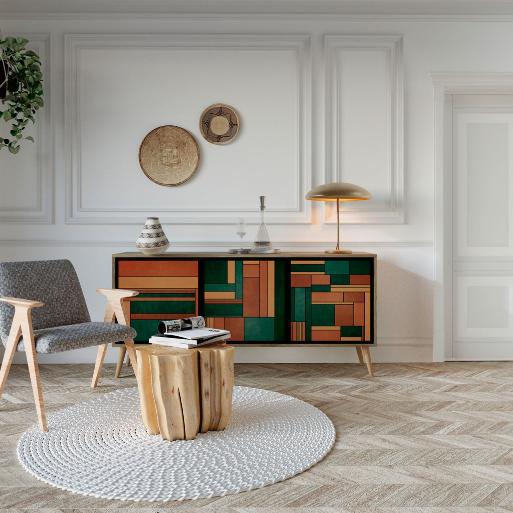 EARTHY FIGURES Aparador de 3 Portas