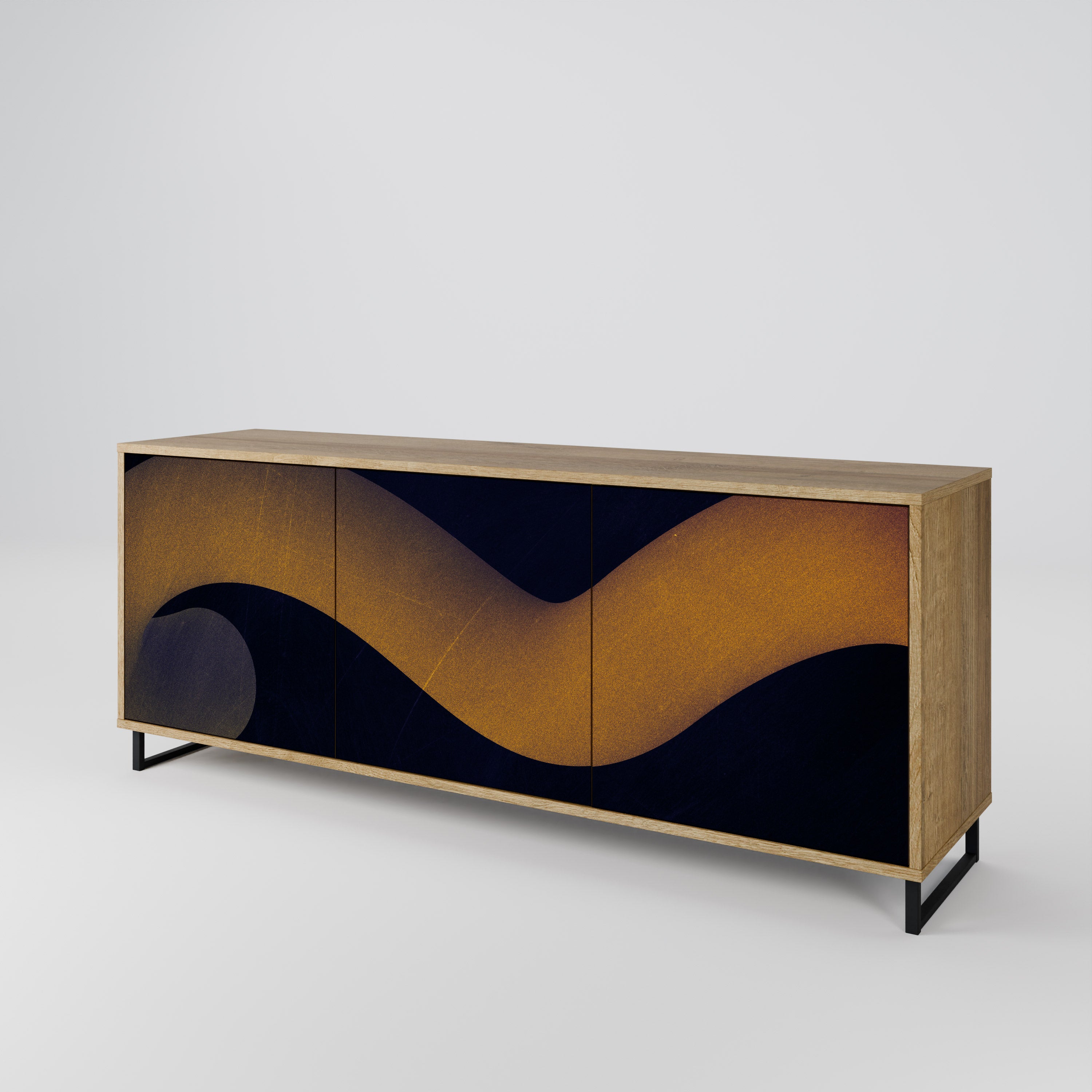 HOLLOW TIME 3-Door Sideboard