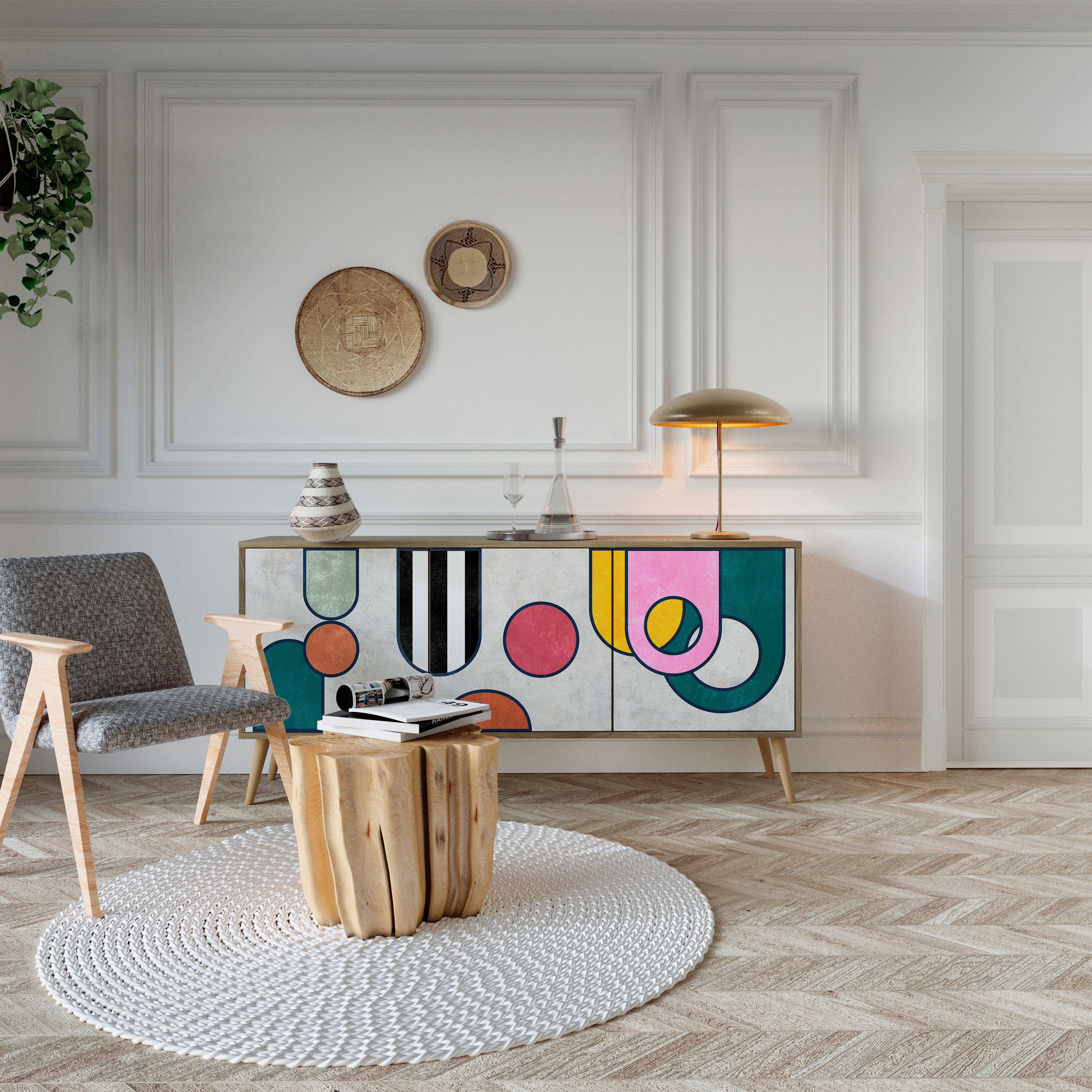 COOL STORY 3-Door Sideboard