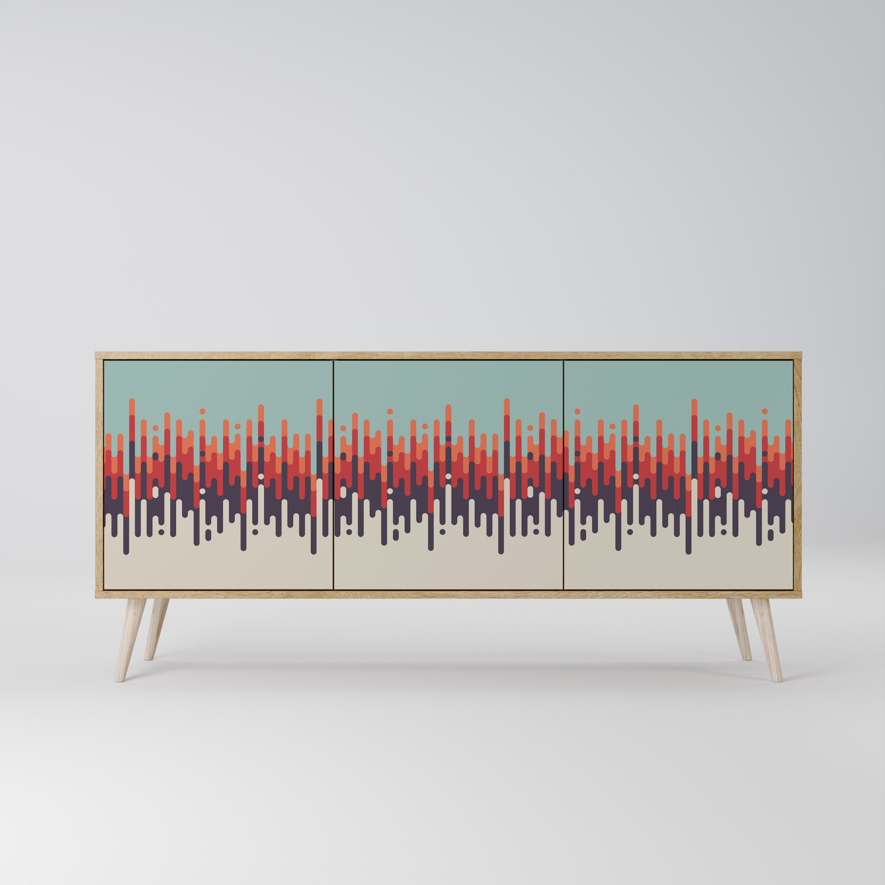 CHROMA CONTOURS 3-Door Sideboard