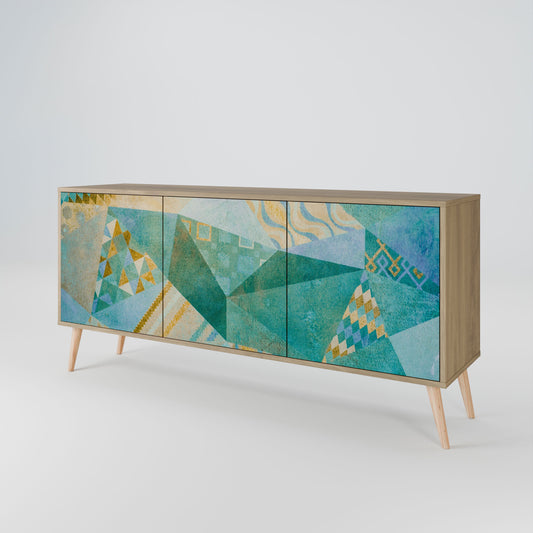 Credenza SPECTRUM SPLENDOR a 3 ante in effetto rovere