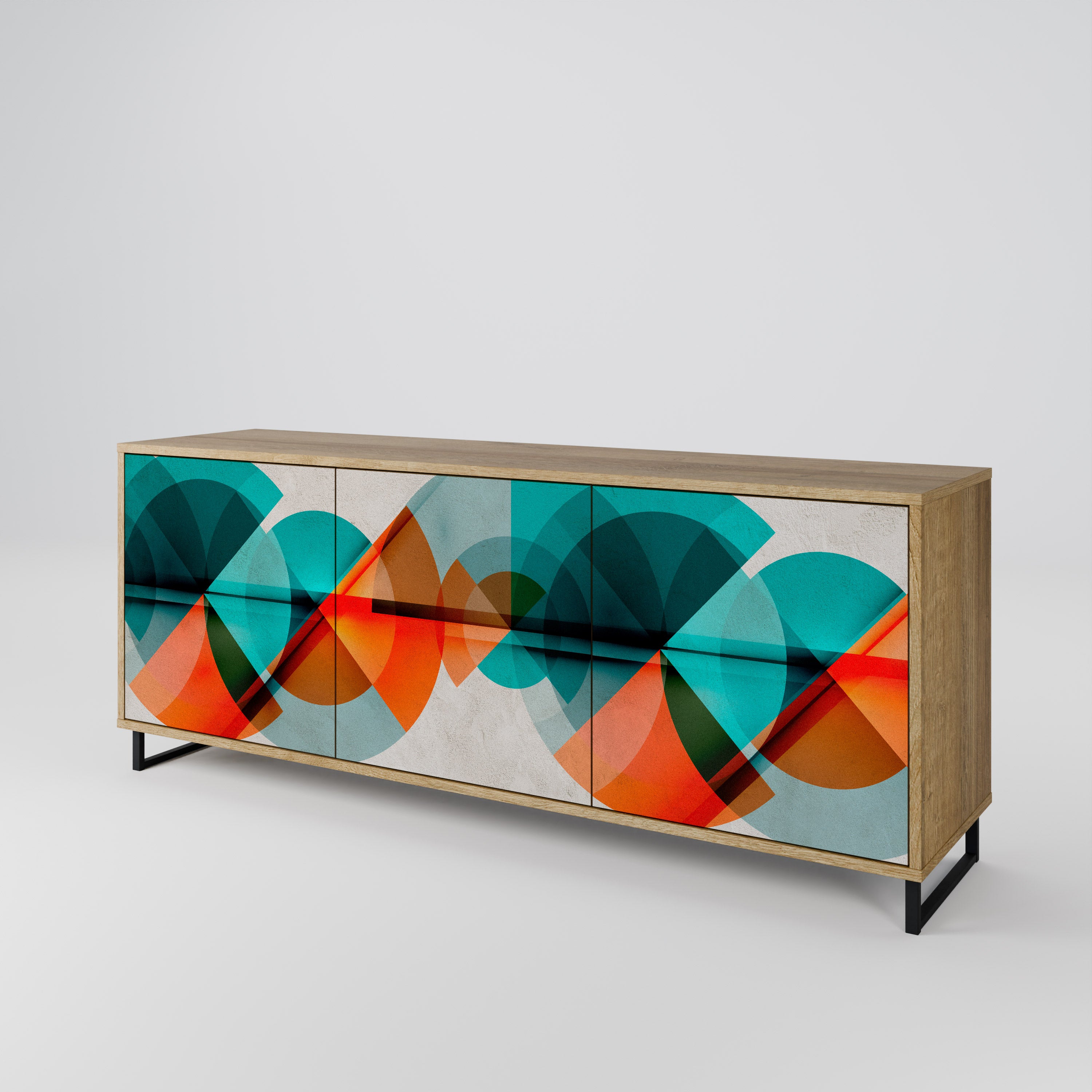 CIRCULAR RHAPSODY 3-Door Sideboard
